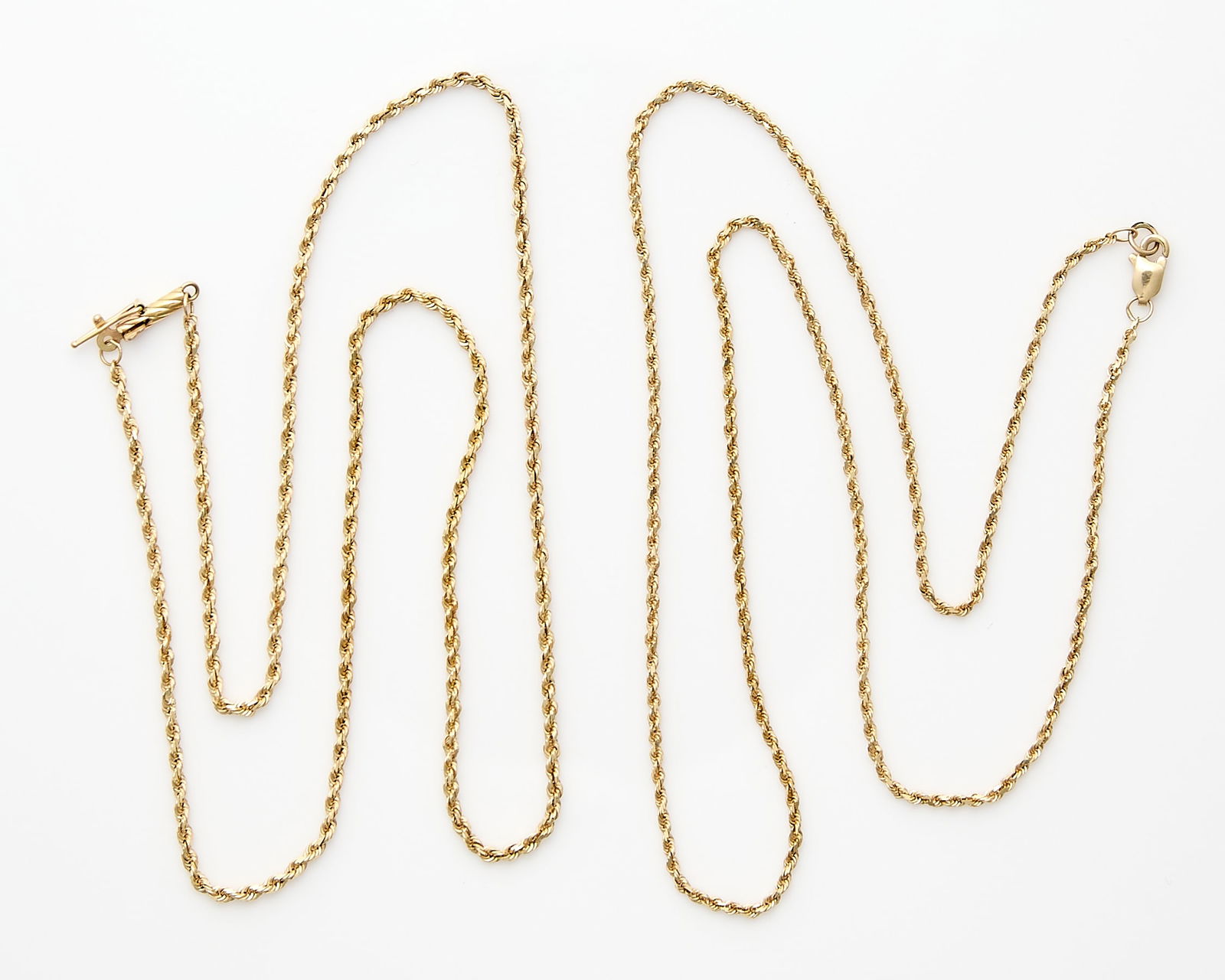 2 14k Yellow Gold Chains - 2