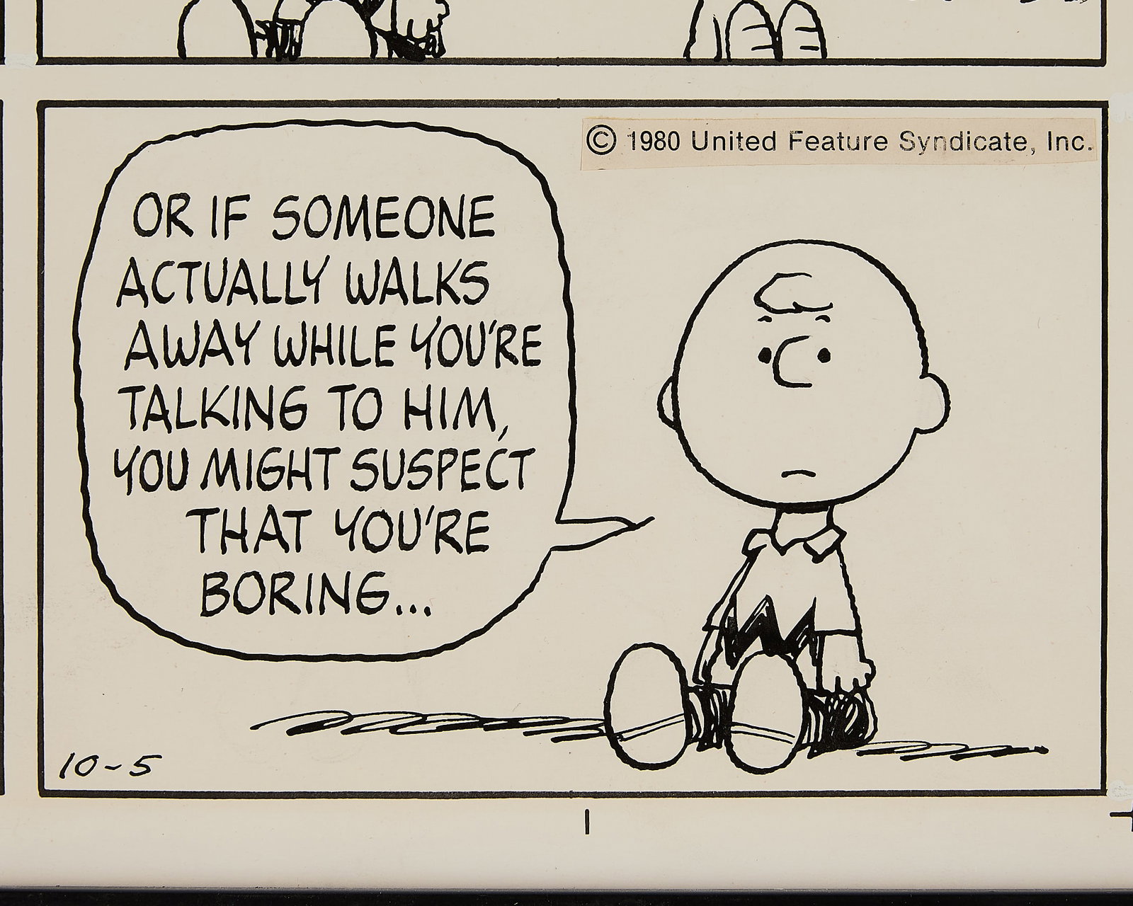 Schulz "Ho Hum Yawn" Charlie & Snoopy Comic - 13