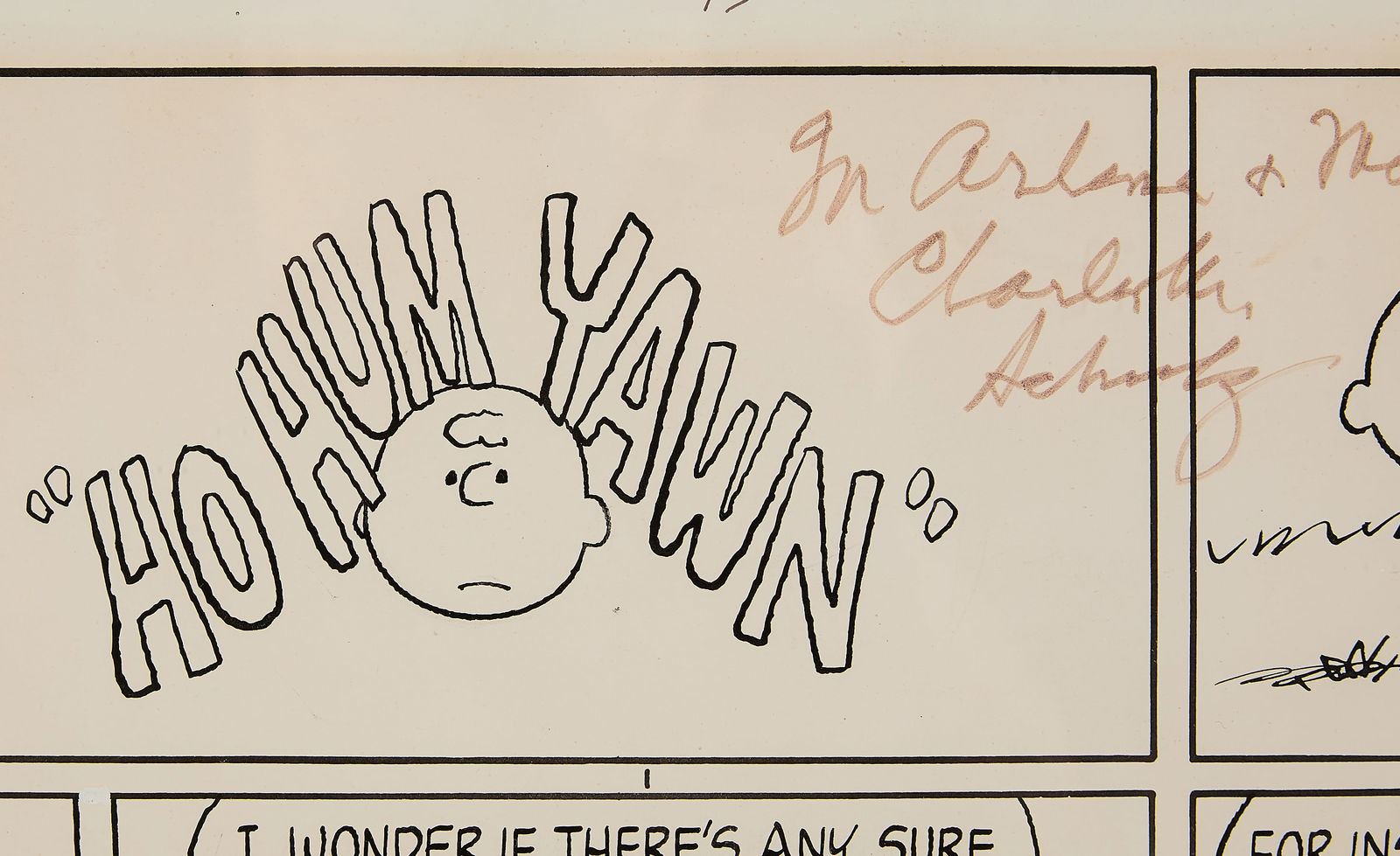 Schulz "Ho Hum Yawn" Charlie & Snoopy Comic - 7