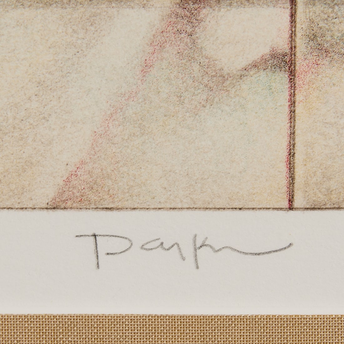 Michael Parkes "String Game" Stone Lithograph 2006 - 4