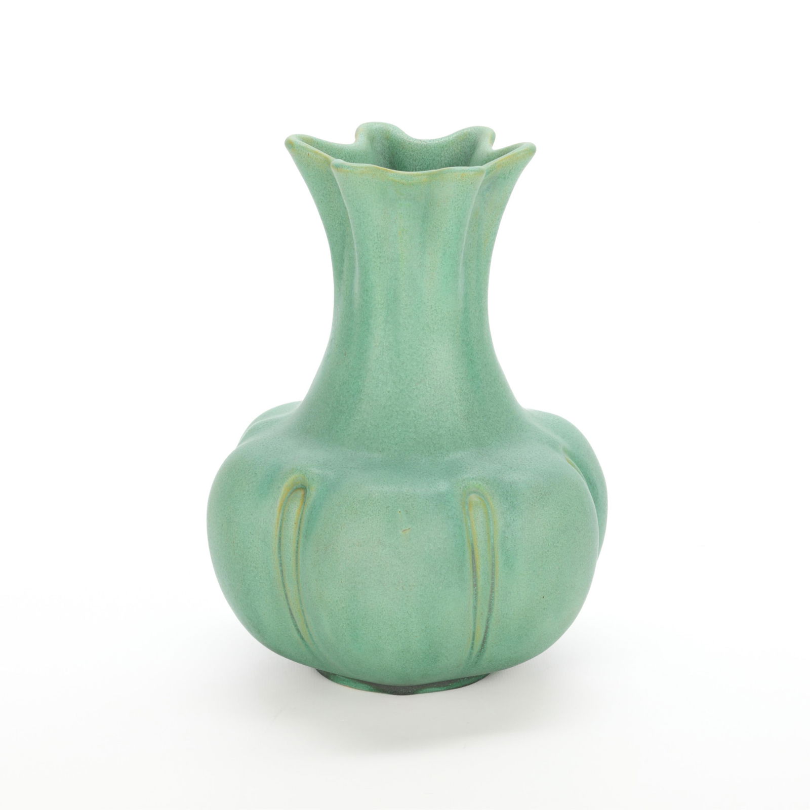Teco Pottery Prairie School Squash Blossom Vase (1 of 5)