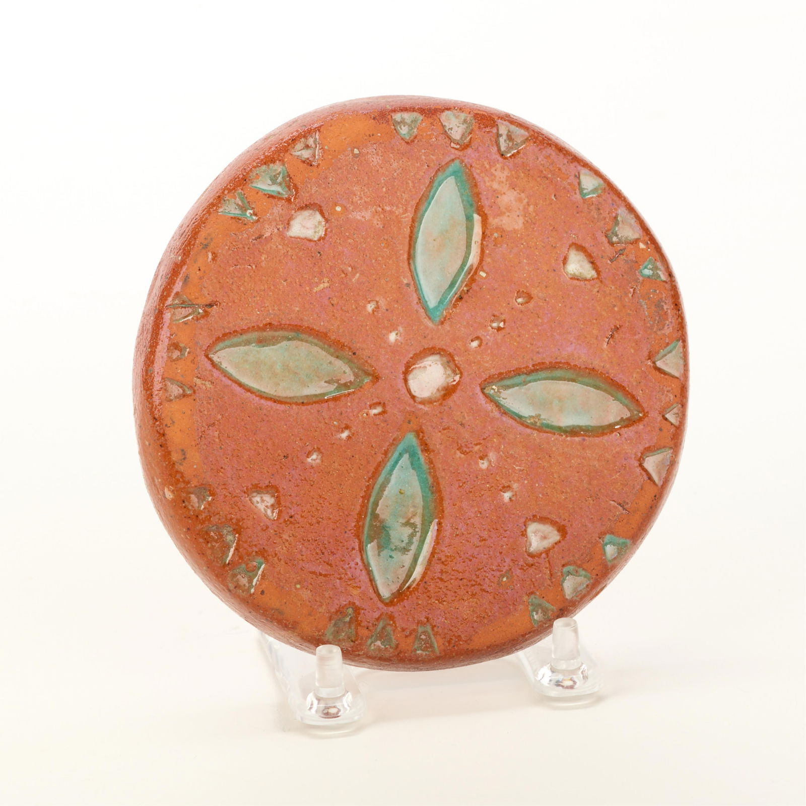 Belcourt North Dakota Turtle Mountain Pottery Tile (1 of 3)