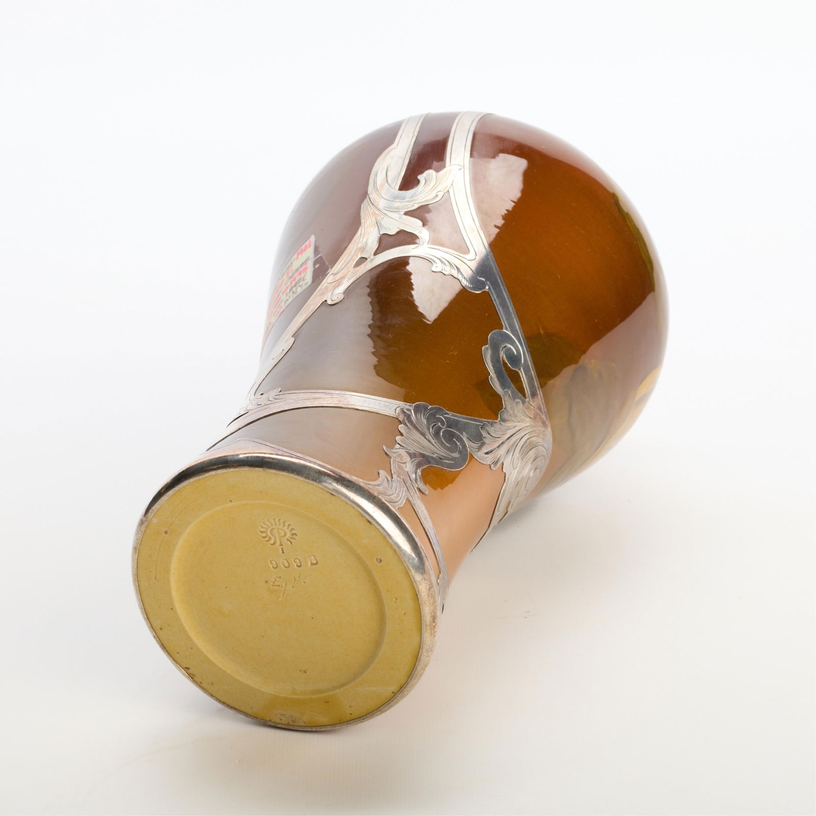 Hurley for Rookwood Art Pottery 909B Overlaid Vase - 3