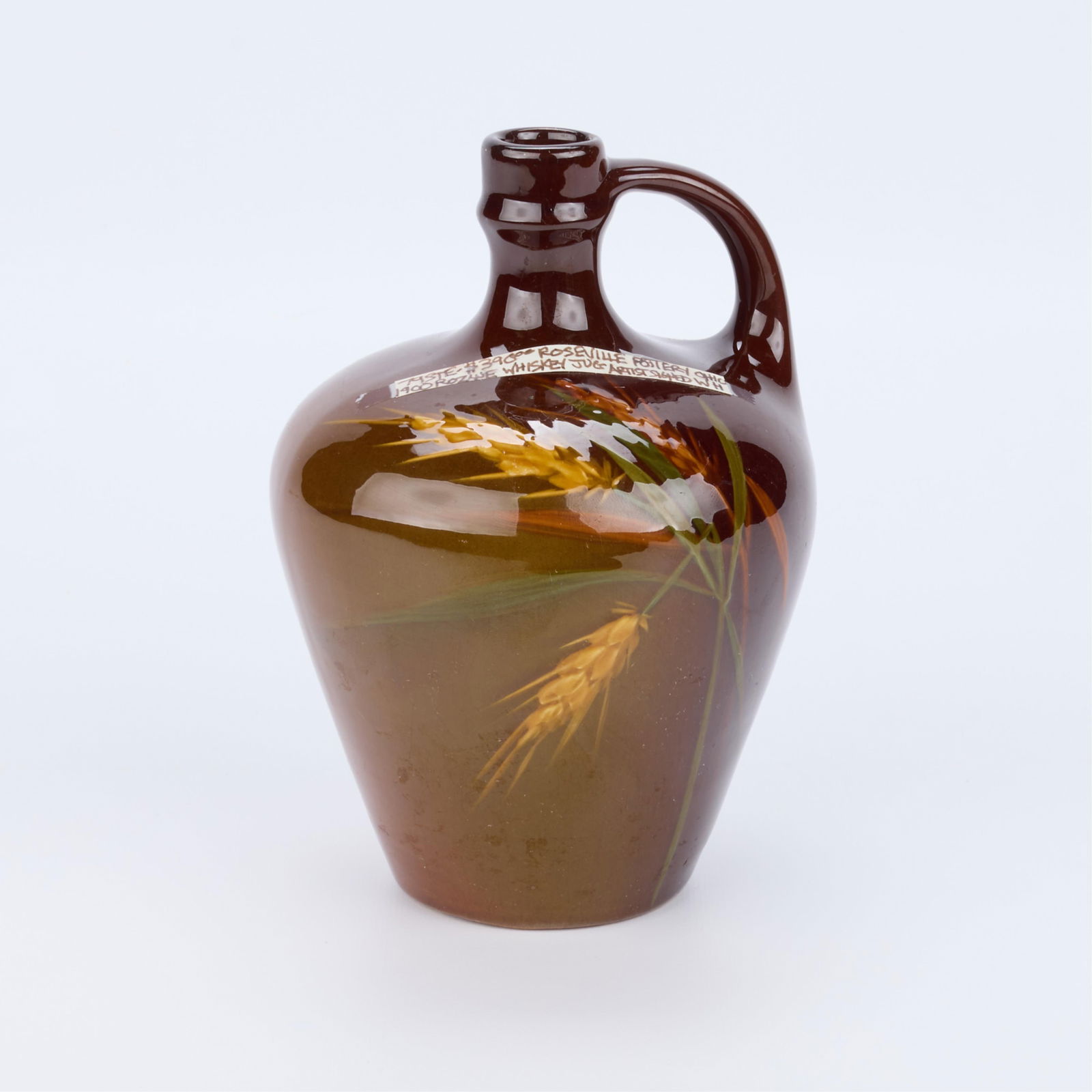 Roseville "Rozane" Art Pottery Whiskey Jar Jug (1 of 6)