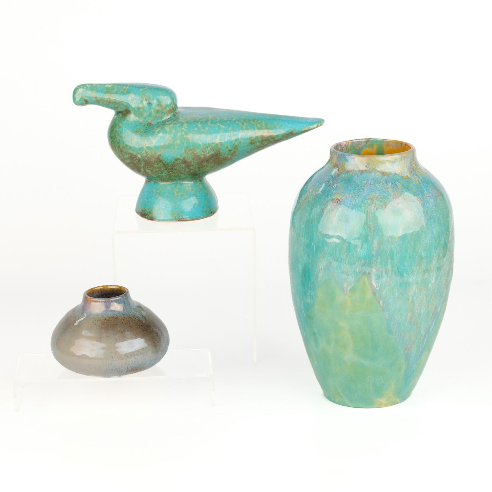 3 Shearwater Art Pottery Objects - 2