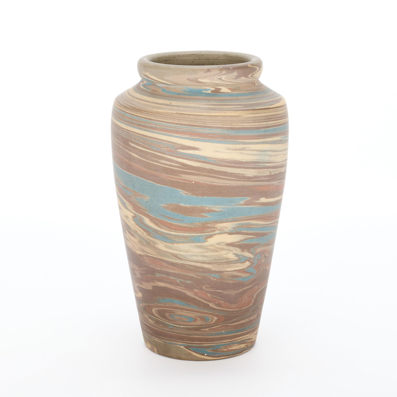 Large Niloak Mission Swirl Arts Pottery Vase (1 of 5)