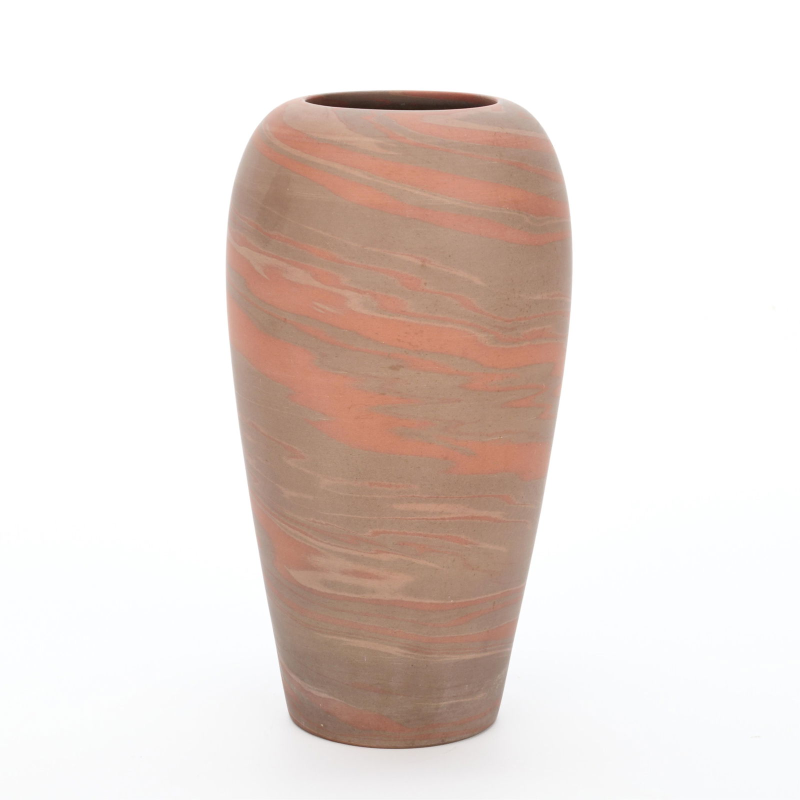 Large Niloak Mission Swirl Arts Pottery Vase (1 of 4)