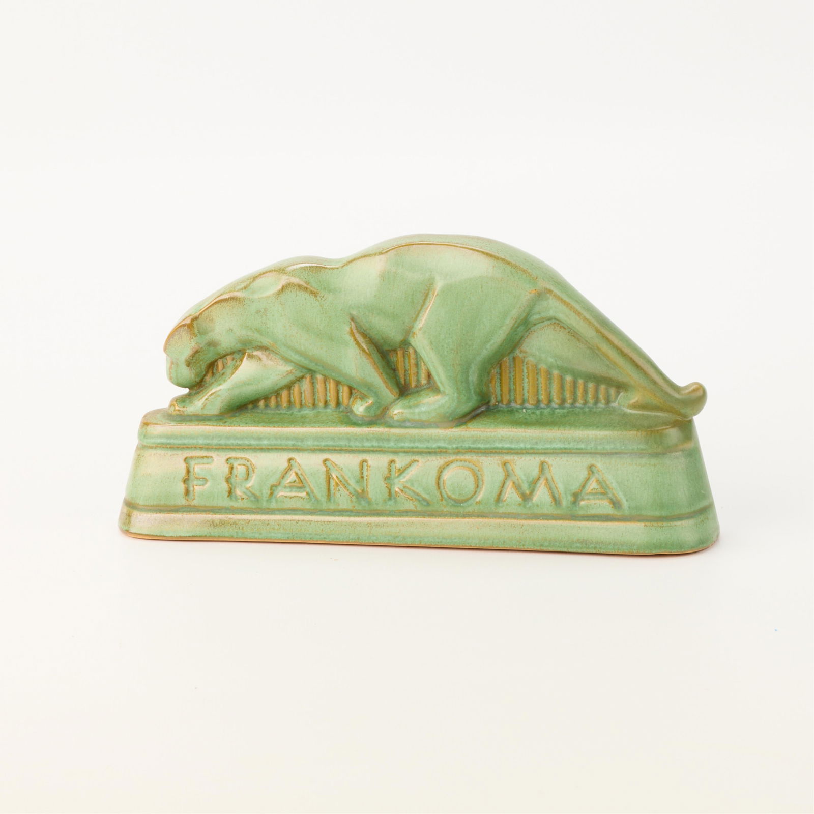 Rare Frankoma Pottery Ada Clay Panther Dealer Sign (1 of 5)