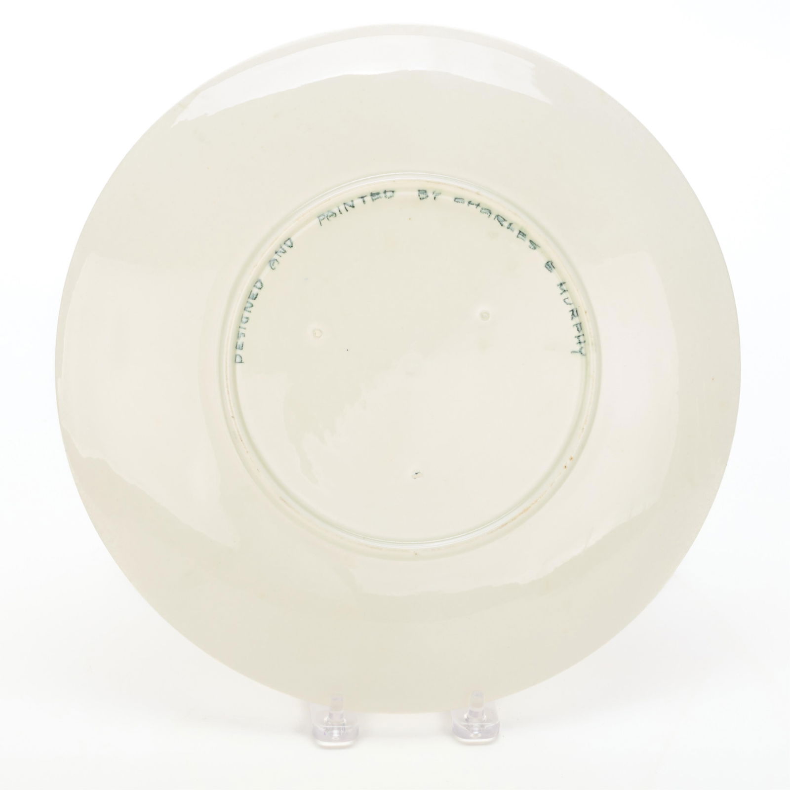 Charles Murphy Red Wing Plate - Possible Prototype - 2