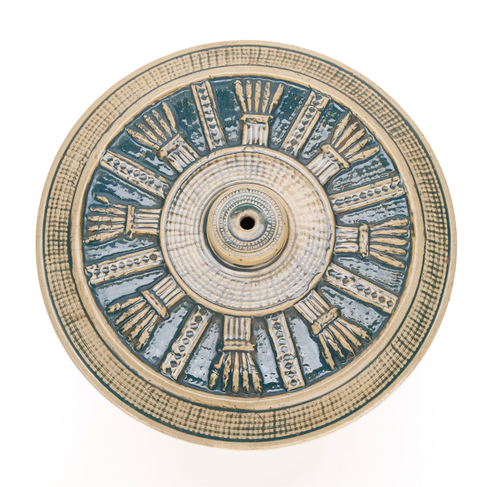 Large Red Wing Pottery Brushware Bread Crock - 7