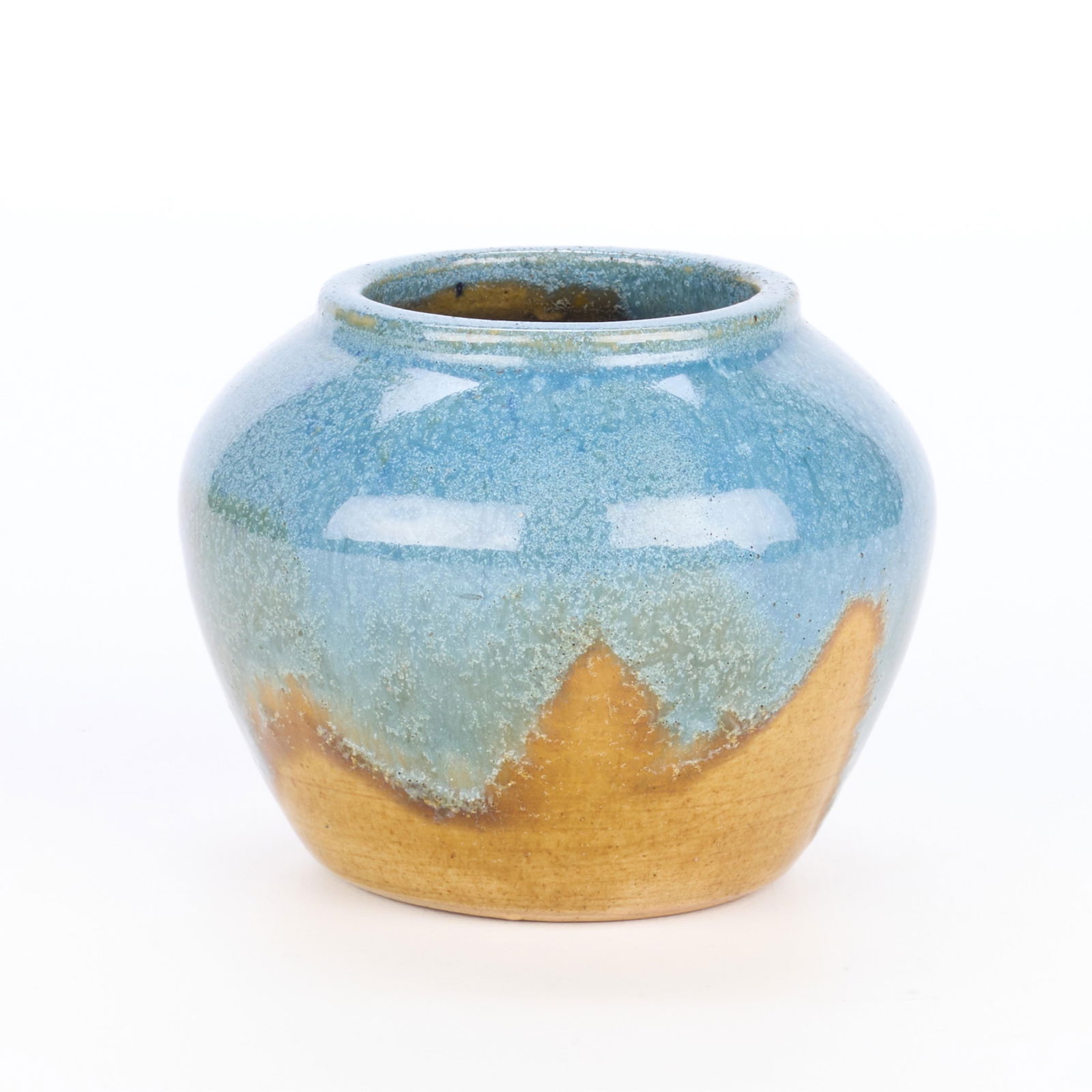 Arts & Crafts Ceramic Drip Glaze Bud Vase (1 of 5)