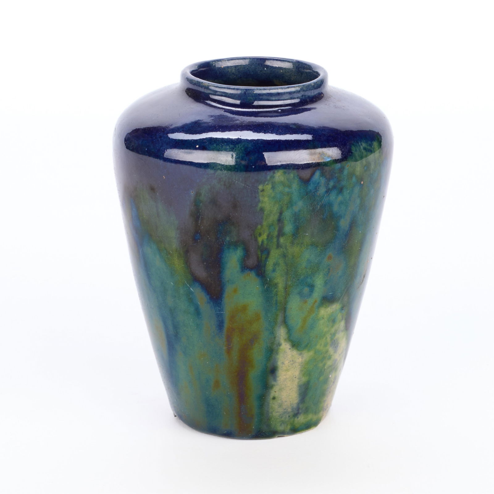 Handicraft Guild Arts & Crafts Ceramic Blue Vase (1 of 5)