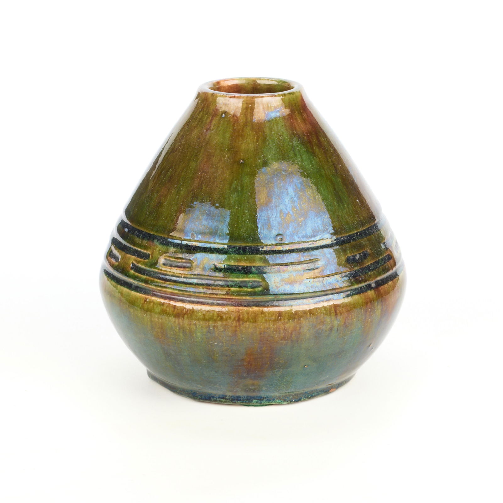 Arts & Crafts Pottery Pyramidic Bud Vase (1 of 5)