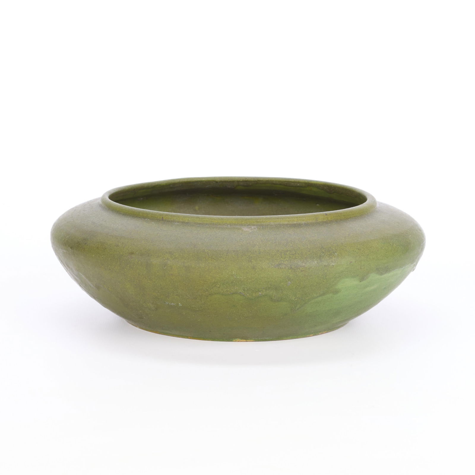 Handicraft Guild Arts & Crafts Green Ceramic Bowl (1 of 4)