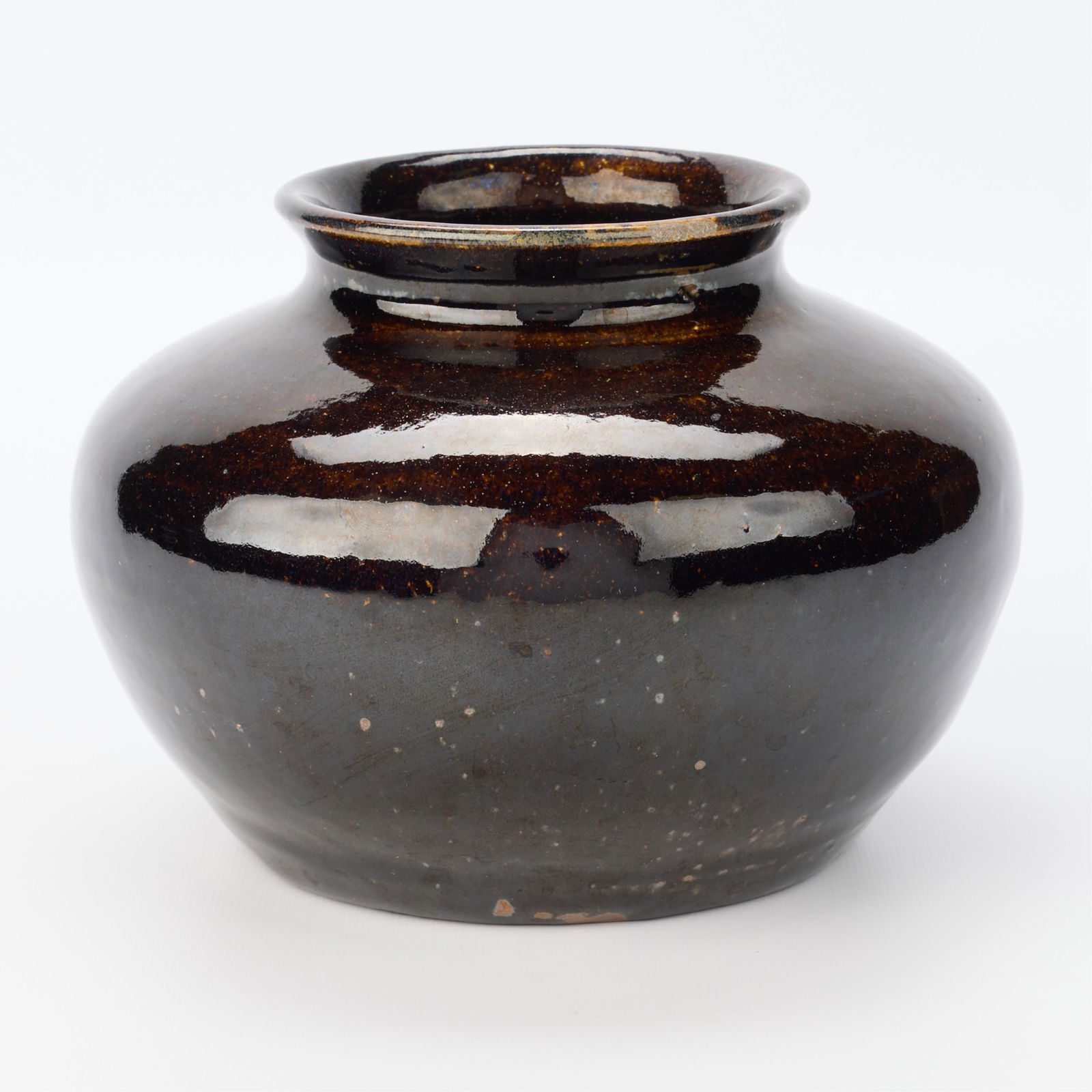 Oscar Louis Batchelder Ceramic Vase w/ Albany Slip (1 of 5)