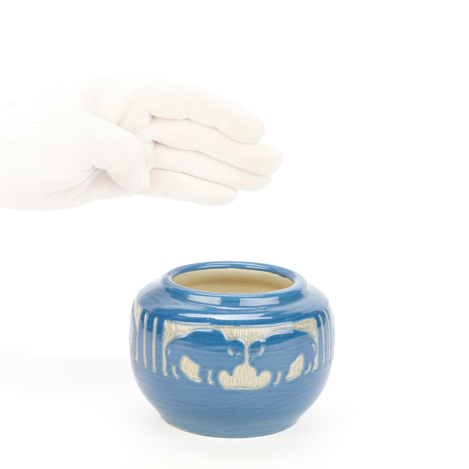 Julia Mattson NDSM Buffalo Pottery Vase ca. 1930s - 3