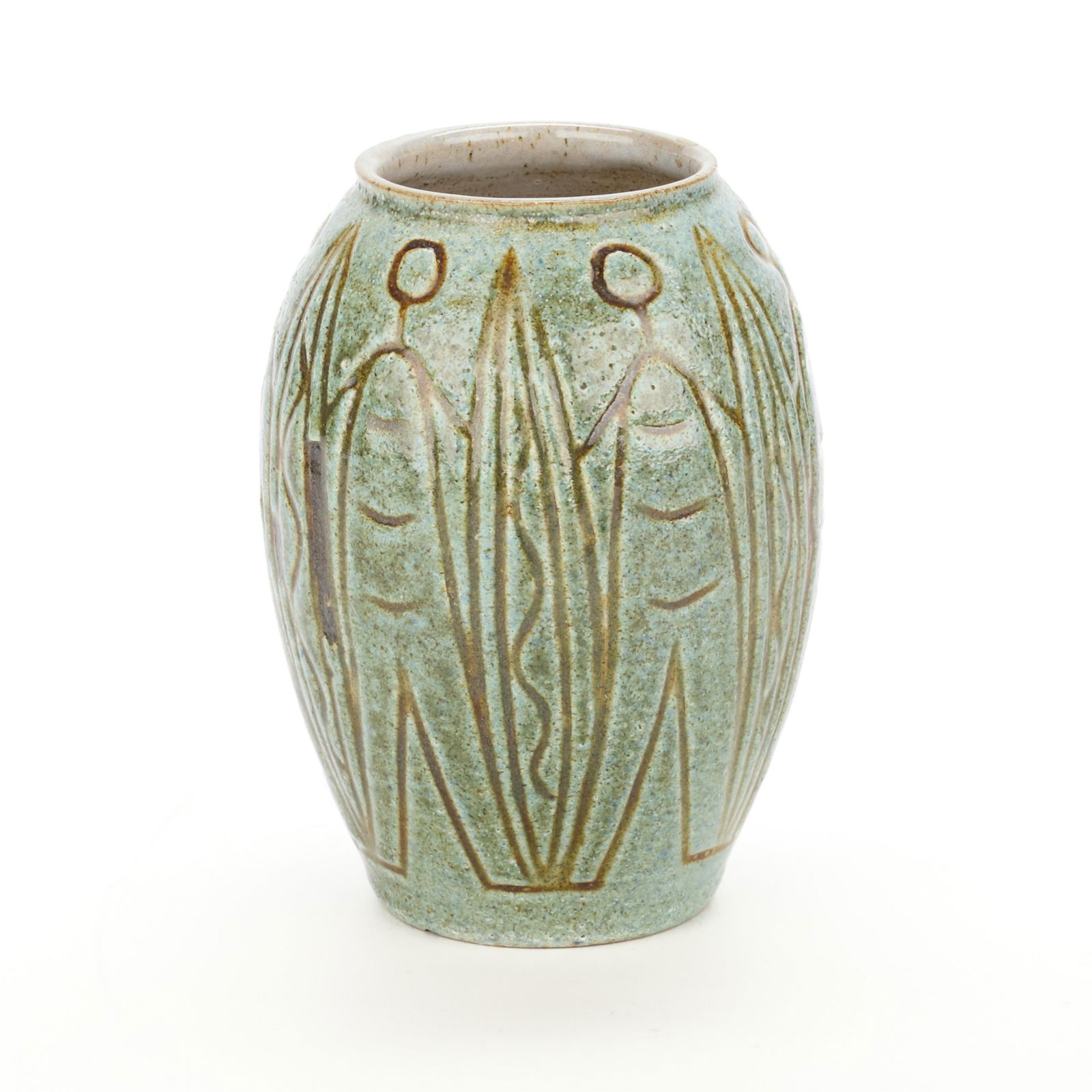 William Ehrich Studio Pottery Figure Vase 1957 (1 of 4)