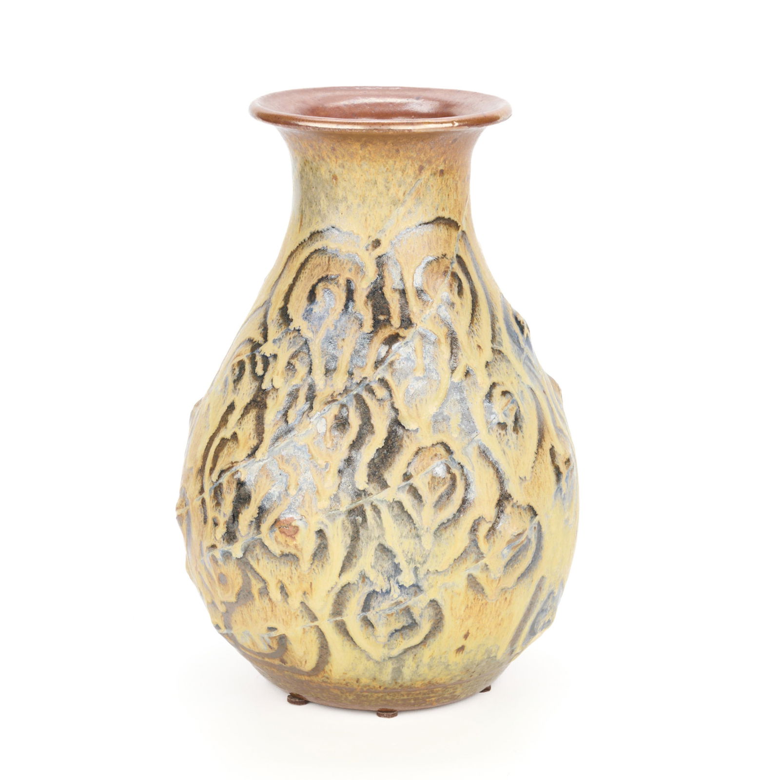 Butch Holden Studio Ceramic Trumpet Swirl Vase (1 of 5)