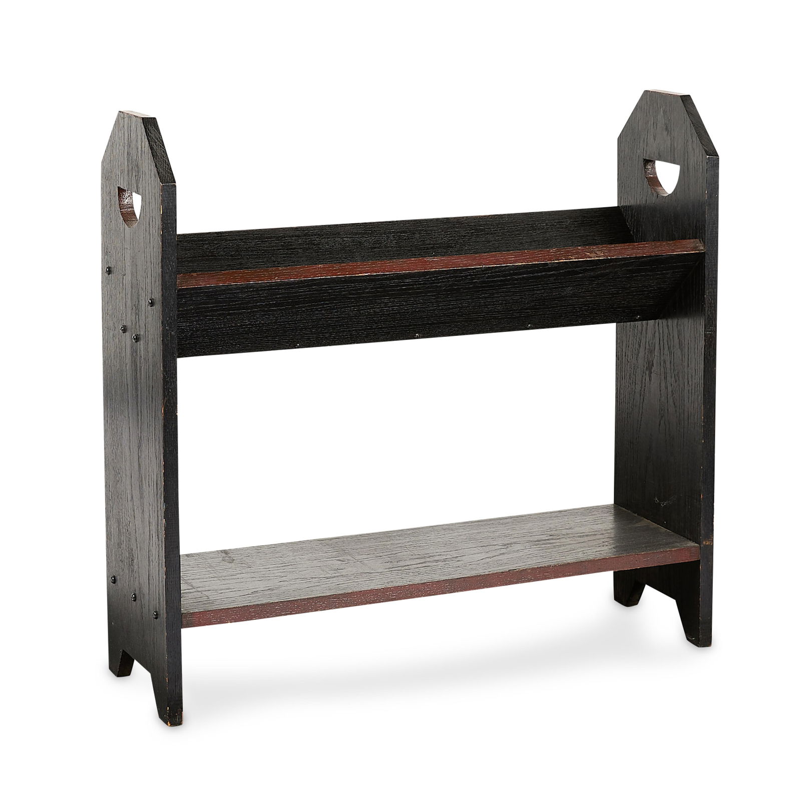 Arts & Crafts Stickley Style V-Trough Book Rack (1 of 4)