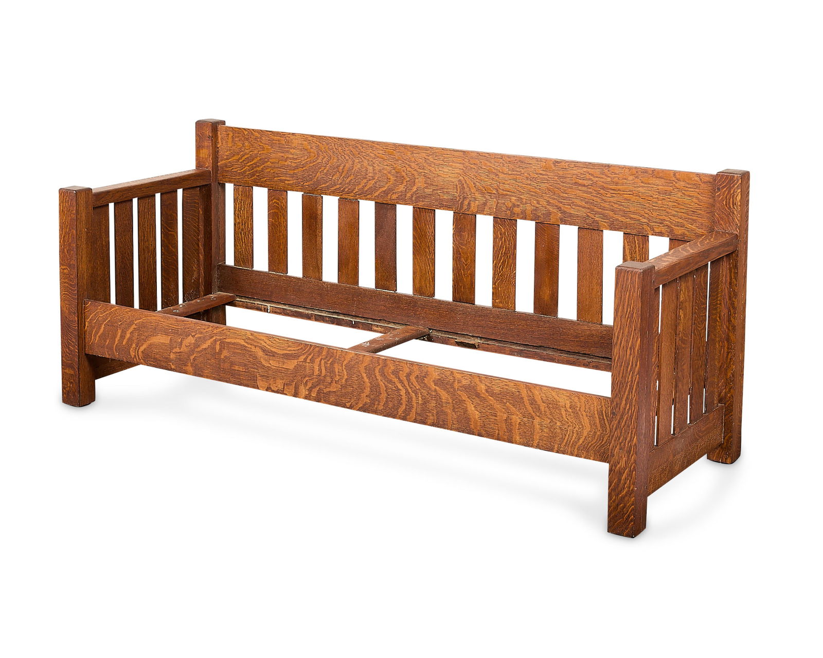 Arts & Crafts Mission Oak Stickley Style Sofa (1 of 6)