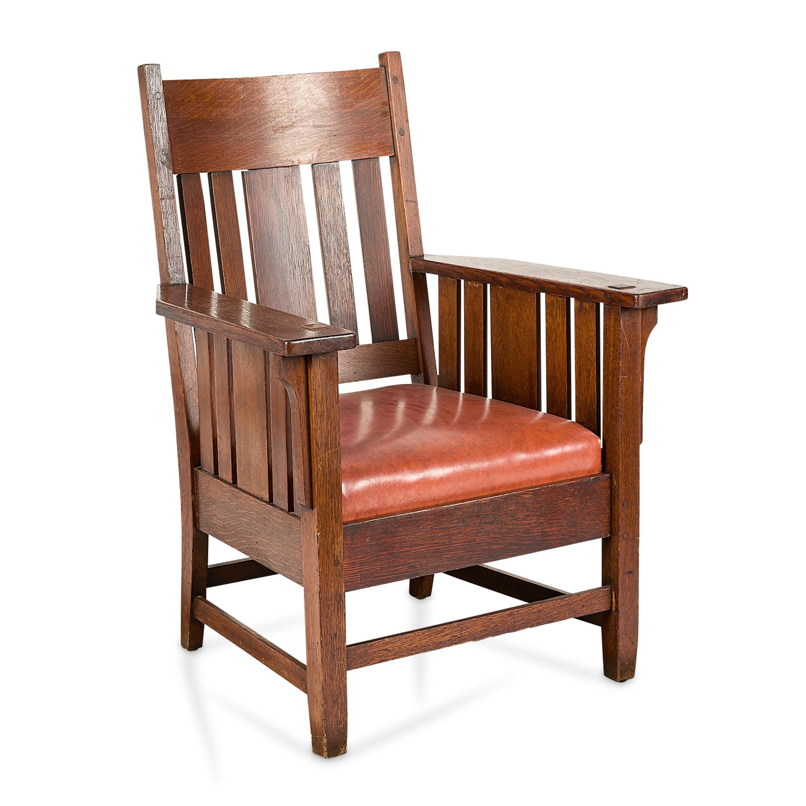 Ramsey-Alton Mission Oak Crafts Shops Arm Chair (1 of 7)