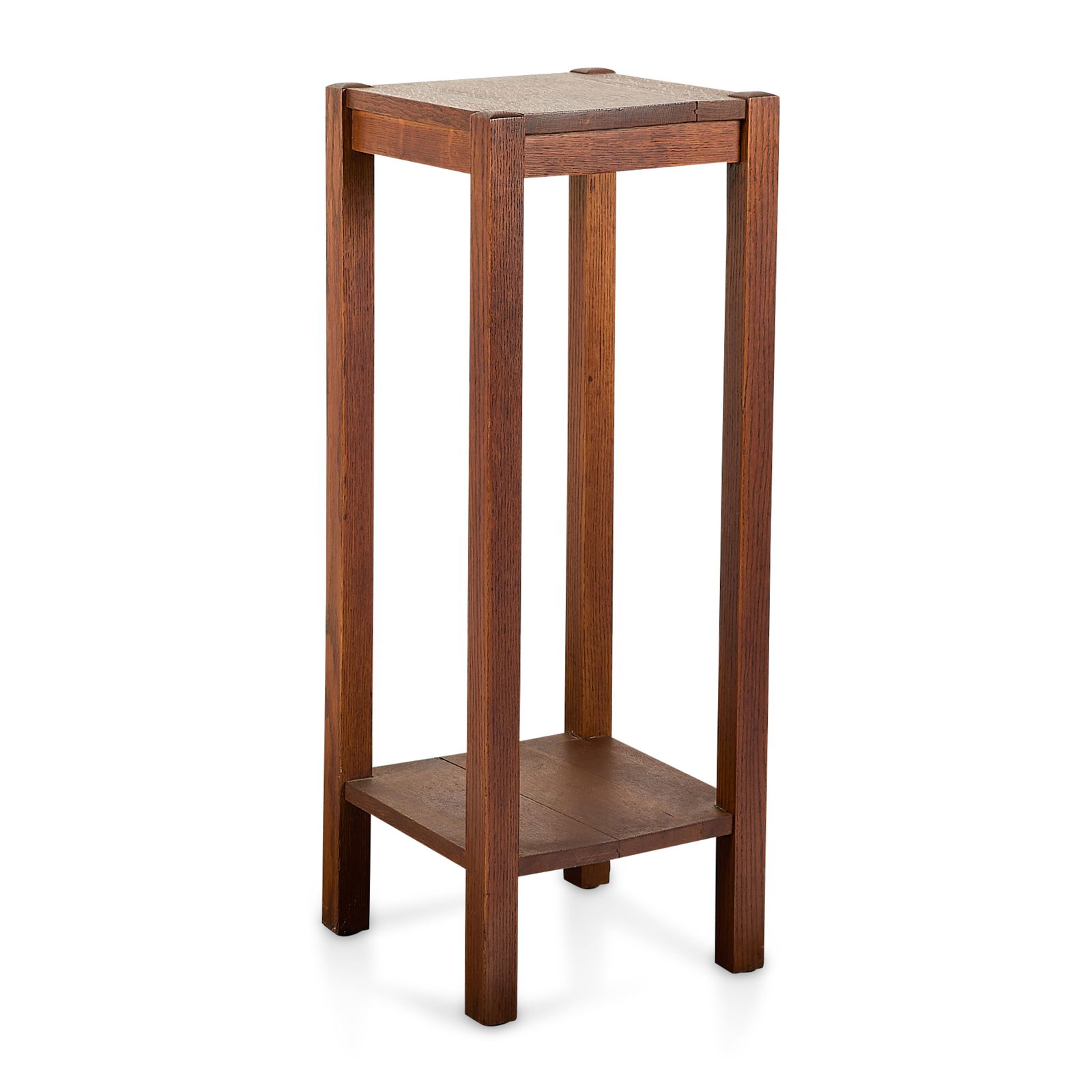 Muscoda Arts & Crafts Mission Oak Plant Stand (1 of 4)