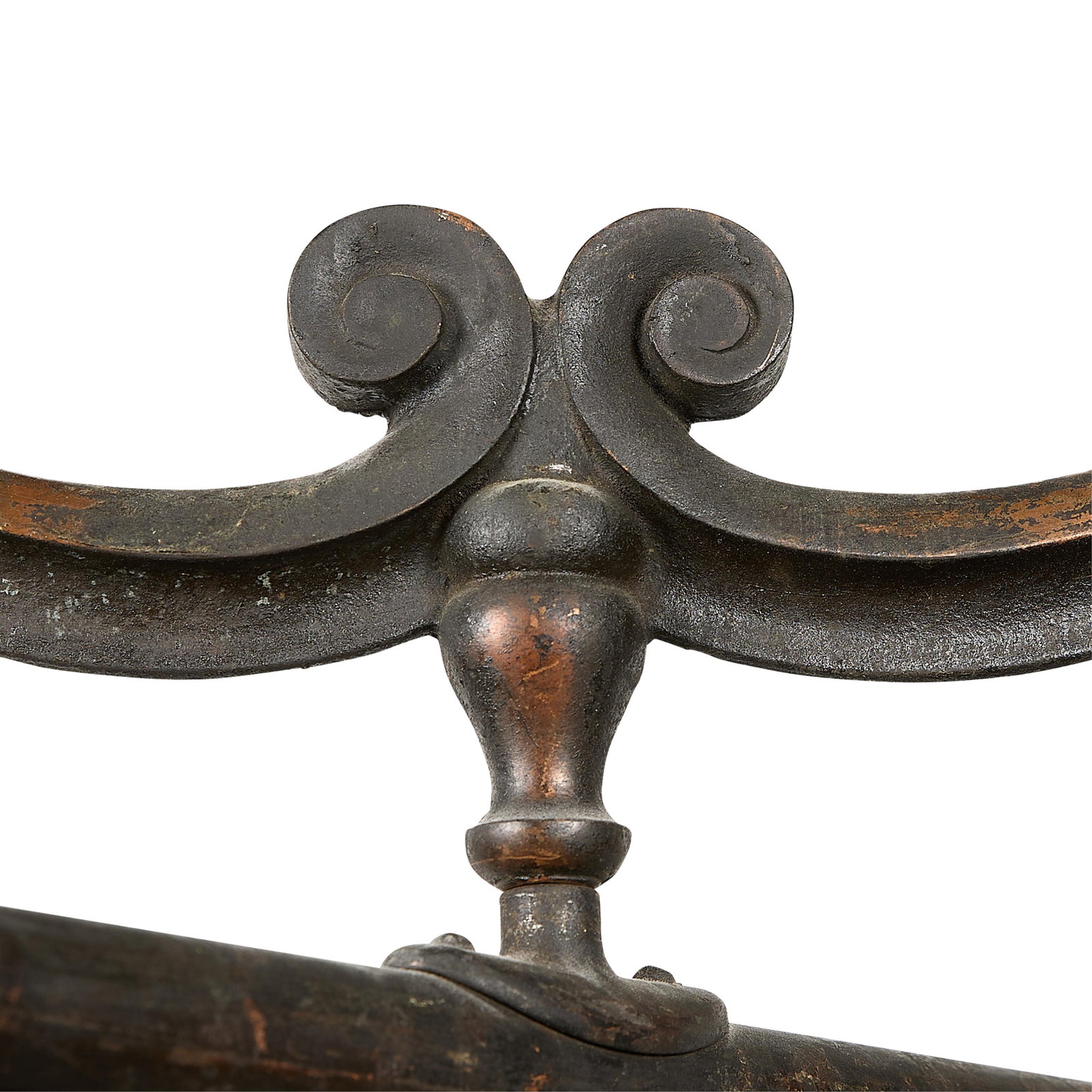 Victorian Cast Iron Tri-Fold Haberdashery Mirror - 9