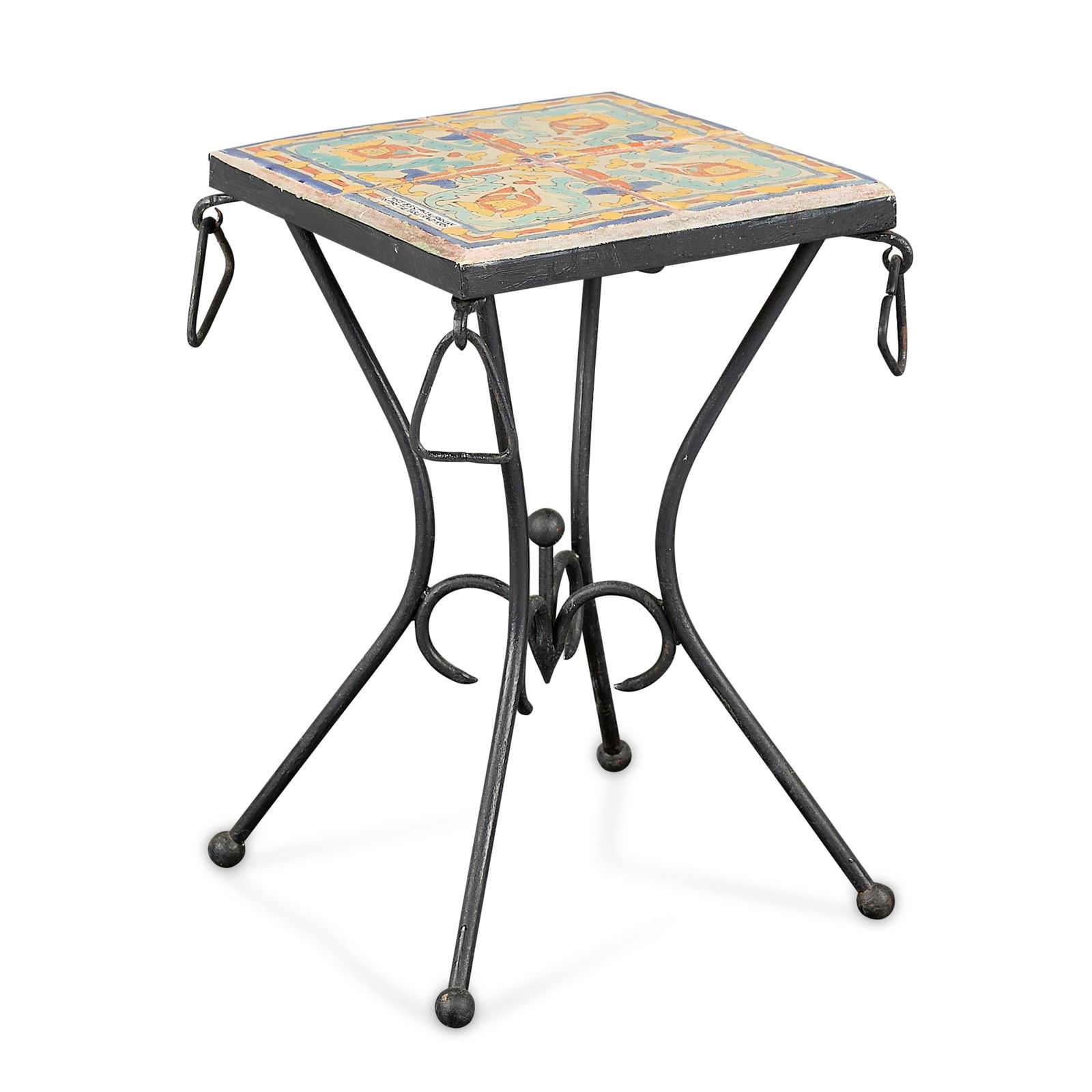 Style of Catalina Tile Co. Garden Table ca. 1930s (1 of 4)