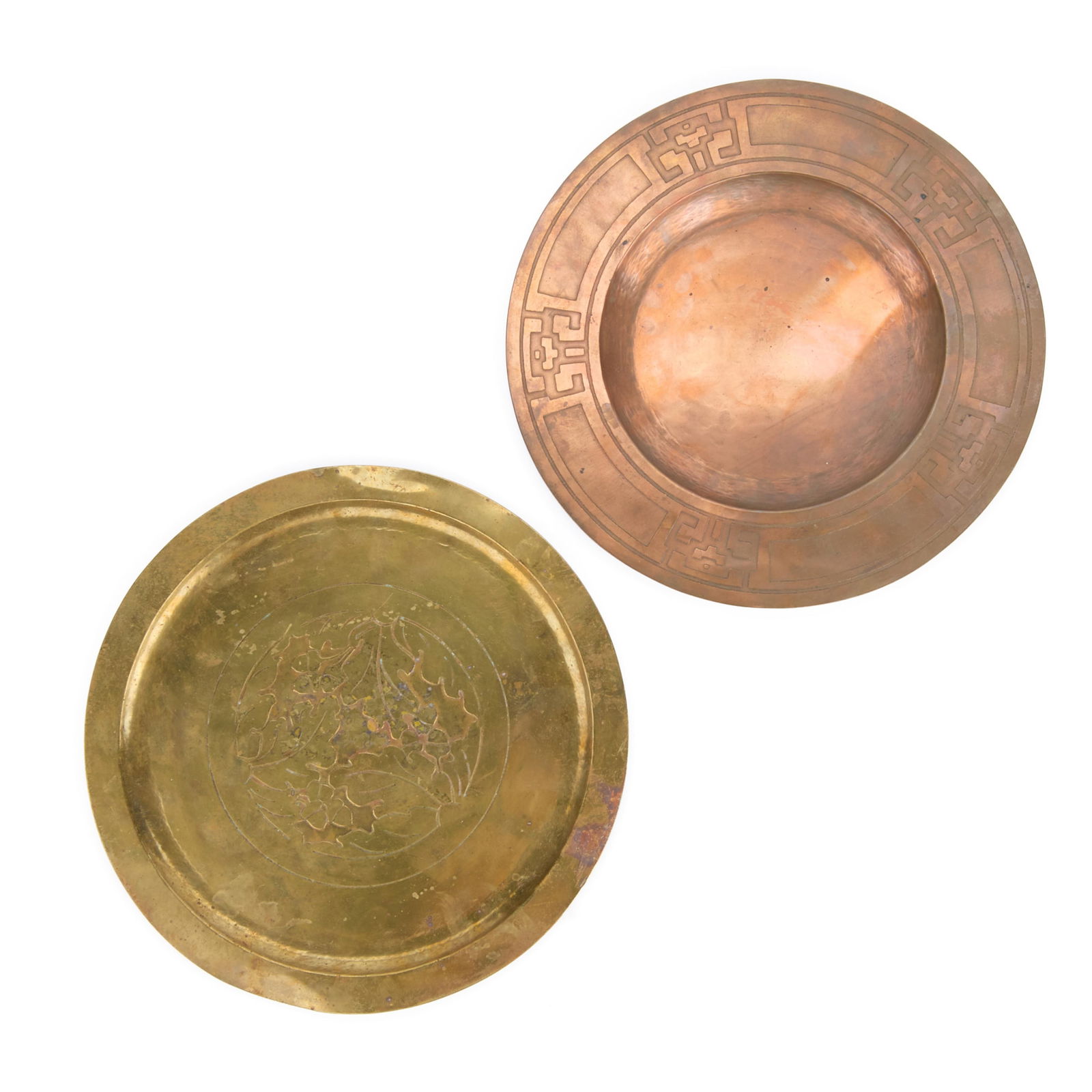 2 Minneapolis Handicraft Guild Copper Trays (1 of 6)