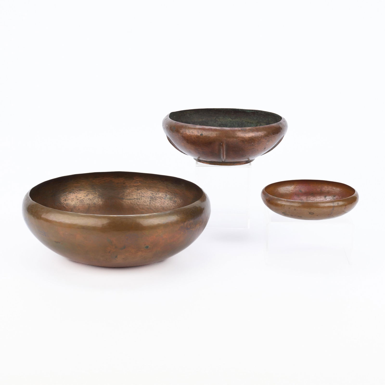3 Minneapolis Handicraft Guild Copper Bowls (1 of 5)
