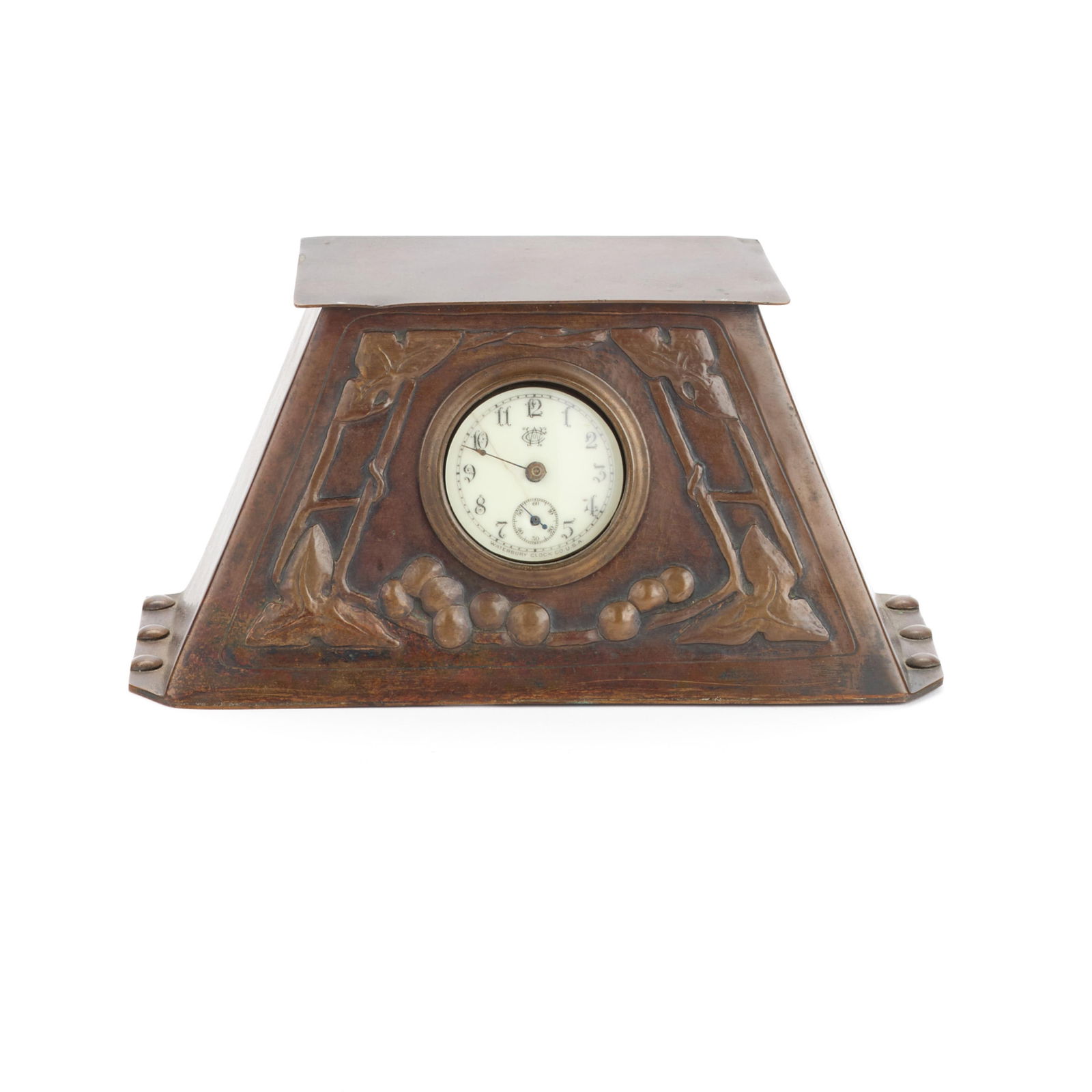 Minneapolis Handicraft Guild Copper Mantle Clock (1 of 8)