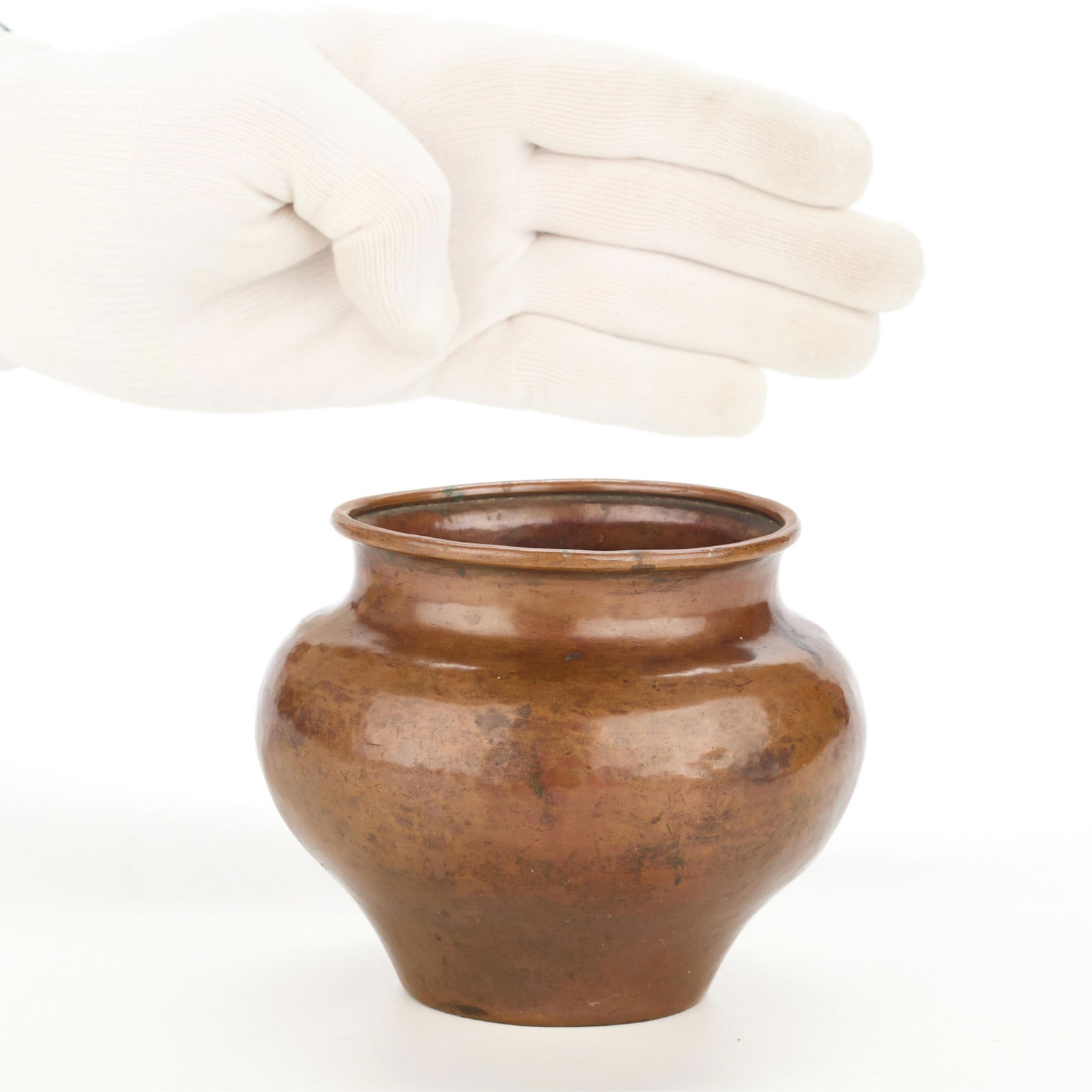 James Woolley Arts & Crafts Hammered Copper Vase (1 of 5)