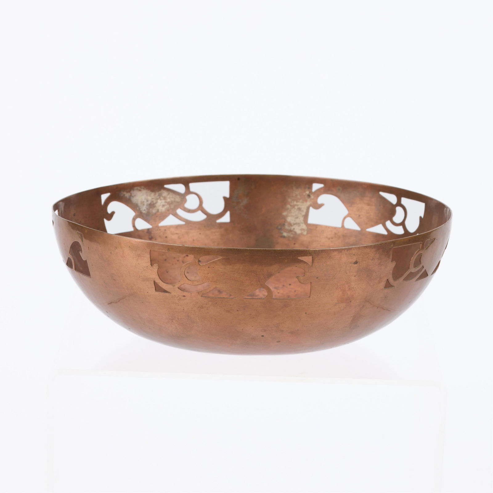 Handicraft Guild Minneapolis Pierced Copper Bowl (1 of 5)