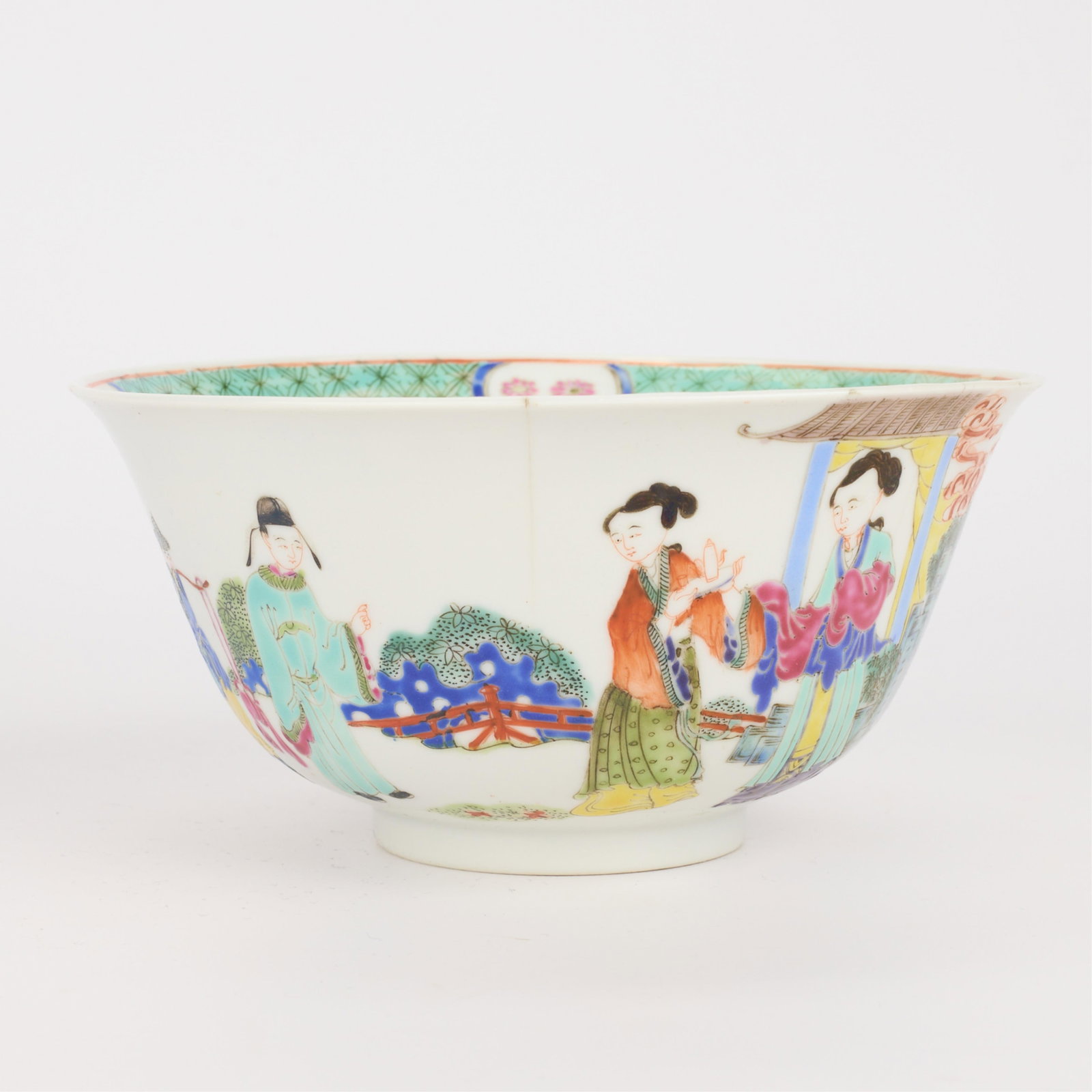 20th c. Chinese Famille Rose Porcelain Bowl (1 of 6)