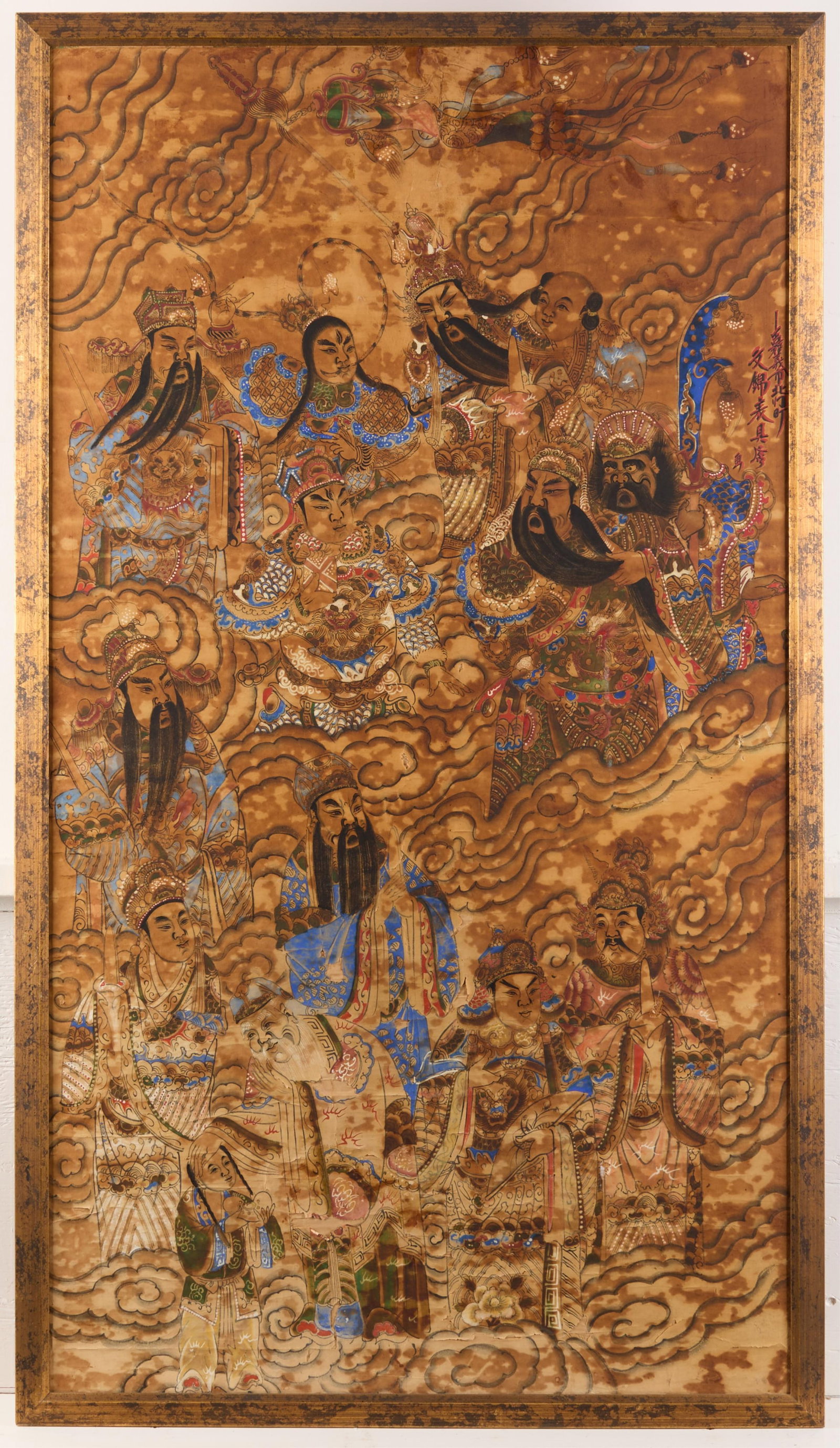 Chinese Qing Shuilu "Water & Land Ritual" Painting (1 of 7)