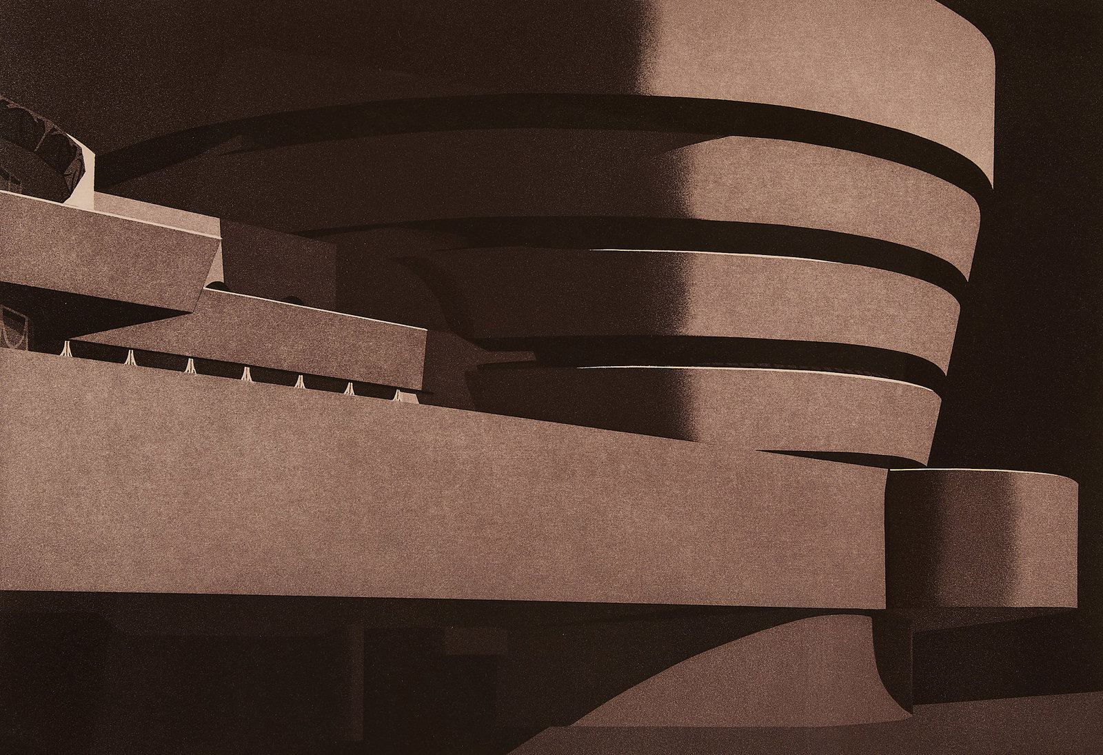 Frances Myers "The Guggenheim" Aquatint 1977 (1 of 7)
