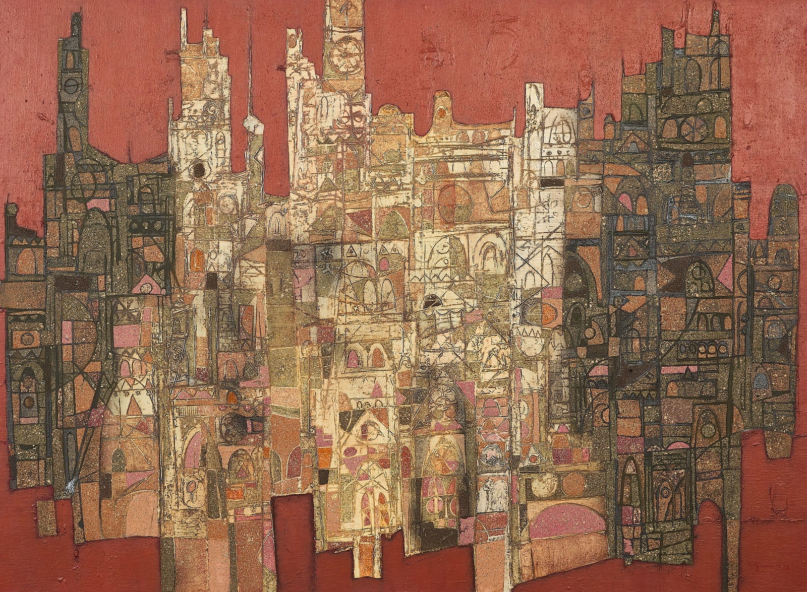 Marion Kitzman "IOS: Byzan" Mixed Media 1978 (1 of 7)
