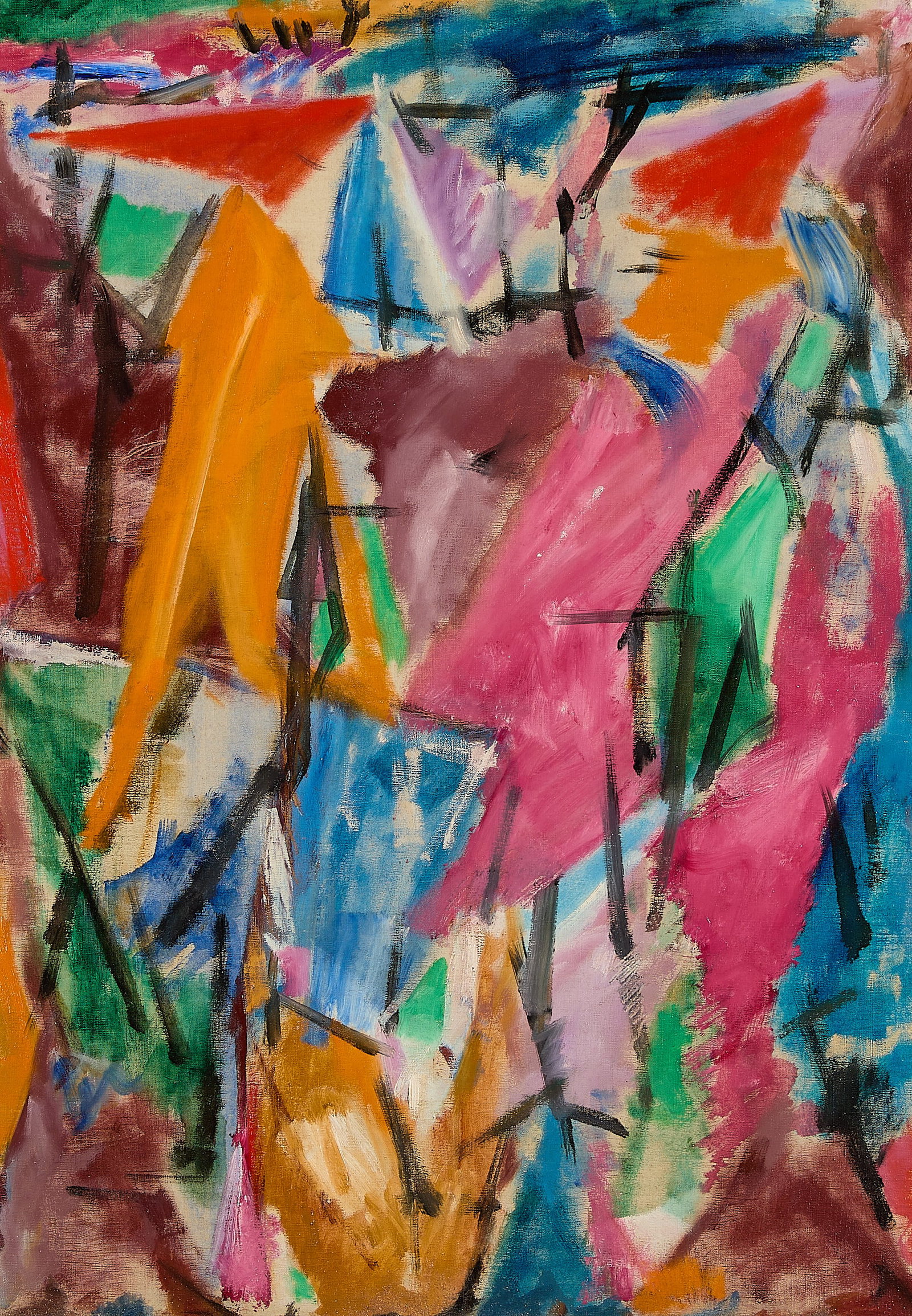 Hugh Kappel Abstract Painting 1953 (1 of 5)