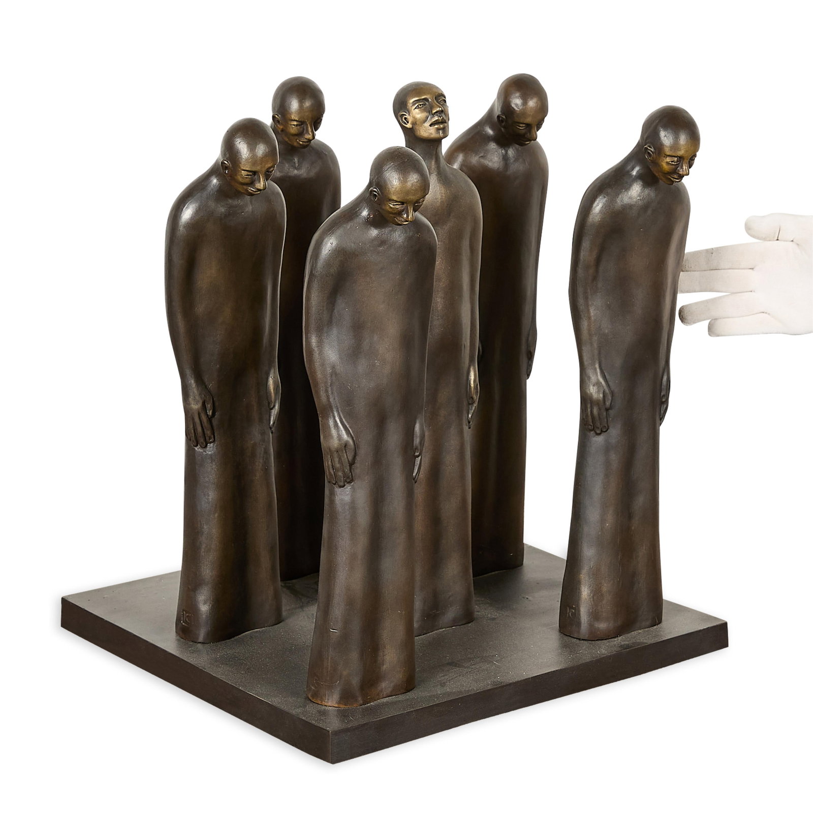 Kate Christopher "Standing in the Presence" Bronze (1 of 5)