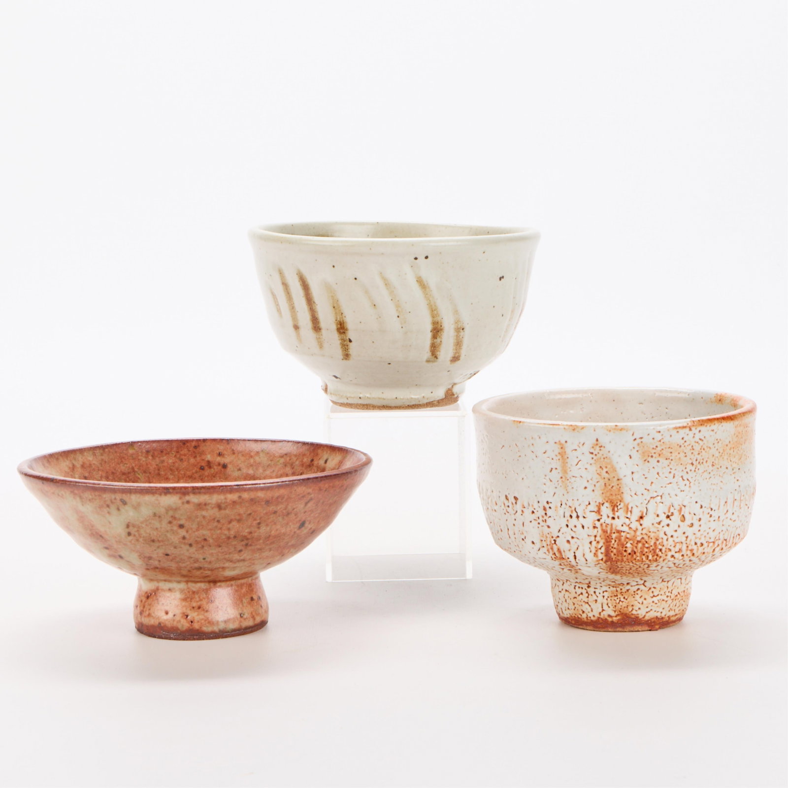 3 Warren MacKenzie Studio Pottery Bowls - Marked (1 of 8)