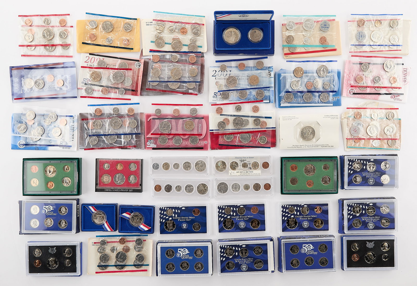 32 U.S. Proof or Mint Sets (1 of 6)