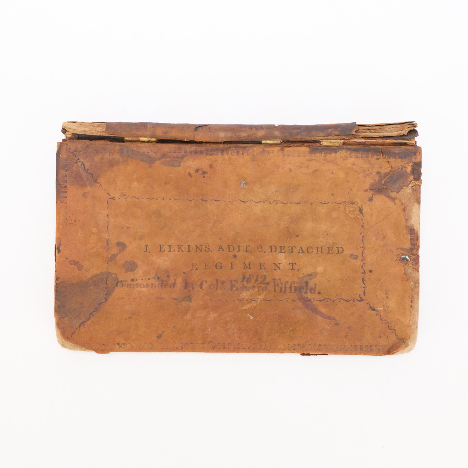 War of 1812 United States Army Military Ledger (1 of 5)