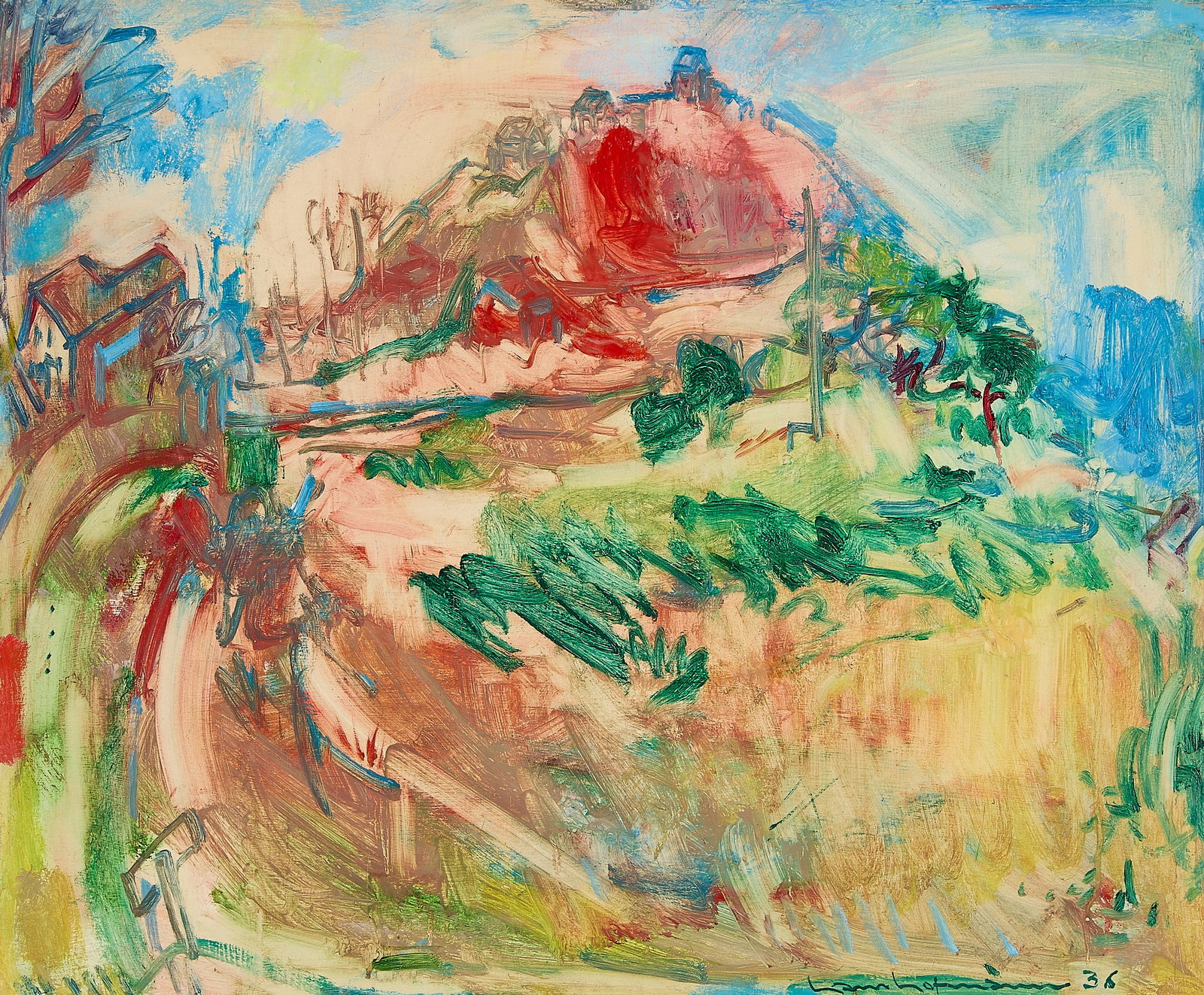 Hans Hofmann Expressionist Landscape Painting (1 of 8)