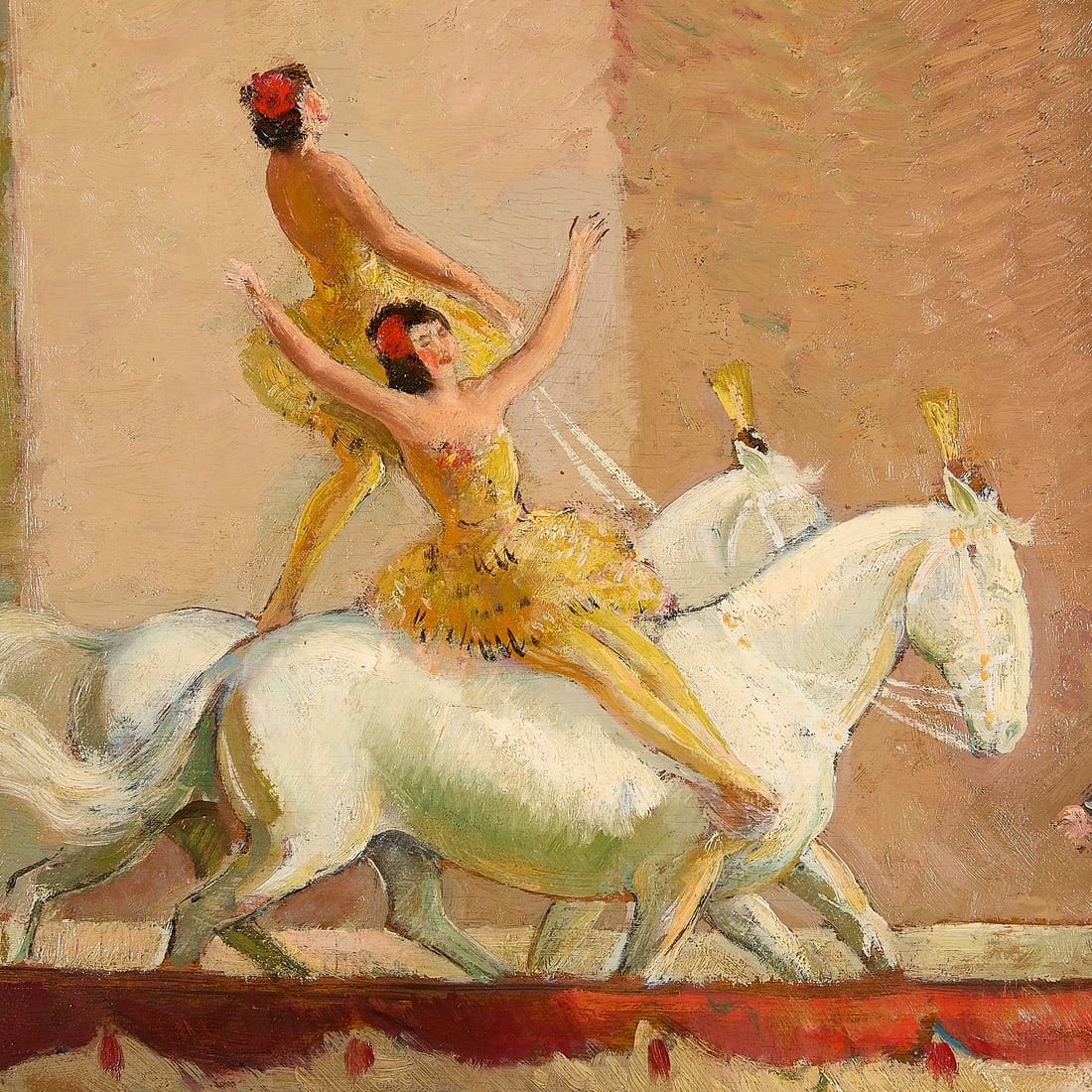 Gifford Beal "Circus at the Hippodrome" Painting - 3