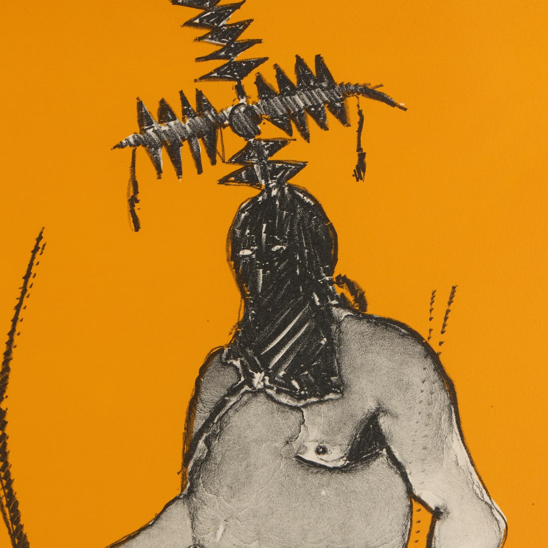 Fritz Scholder "Apache Night Dancer" Lithograph - 4