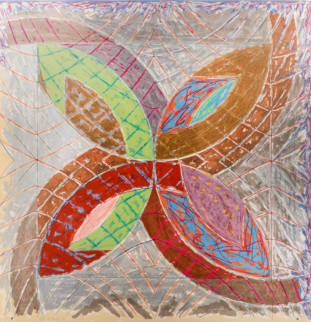 Frank Stella "Polar Co-Ordinates I" Lithograph (1 of 8)