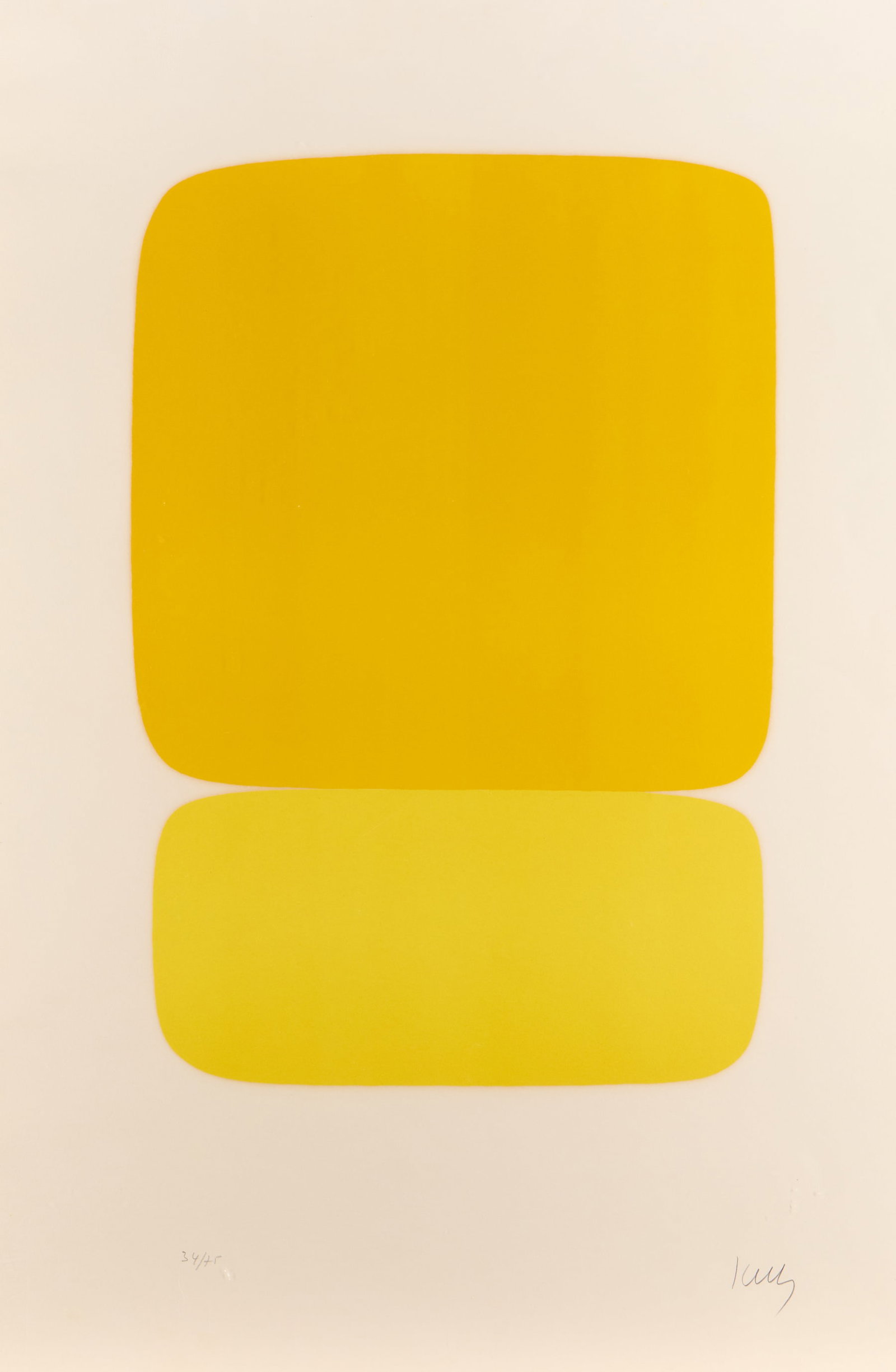 Ellsworth Kelly "Jaune sur Jaune" Lithograph 1964 (1 of 8)