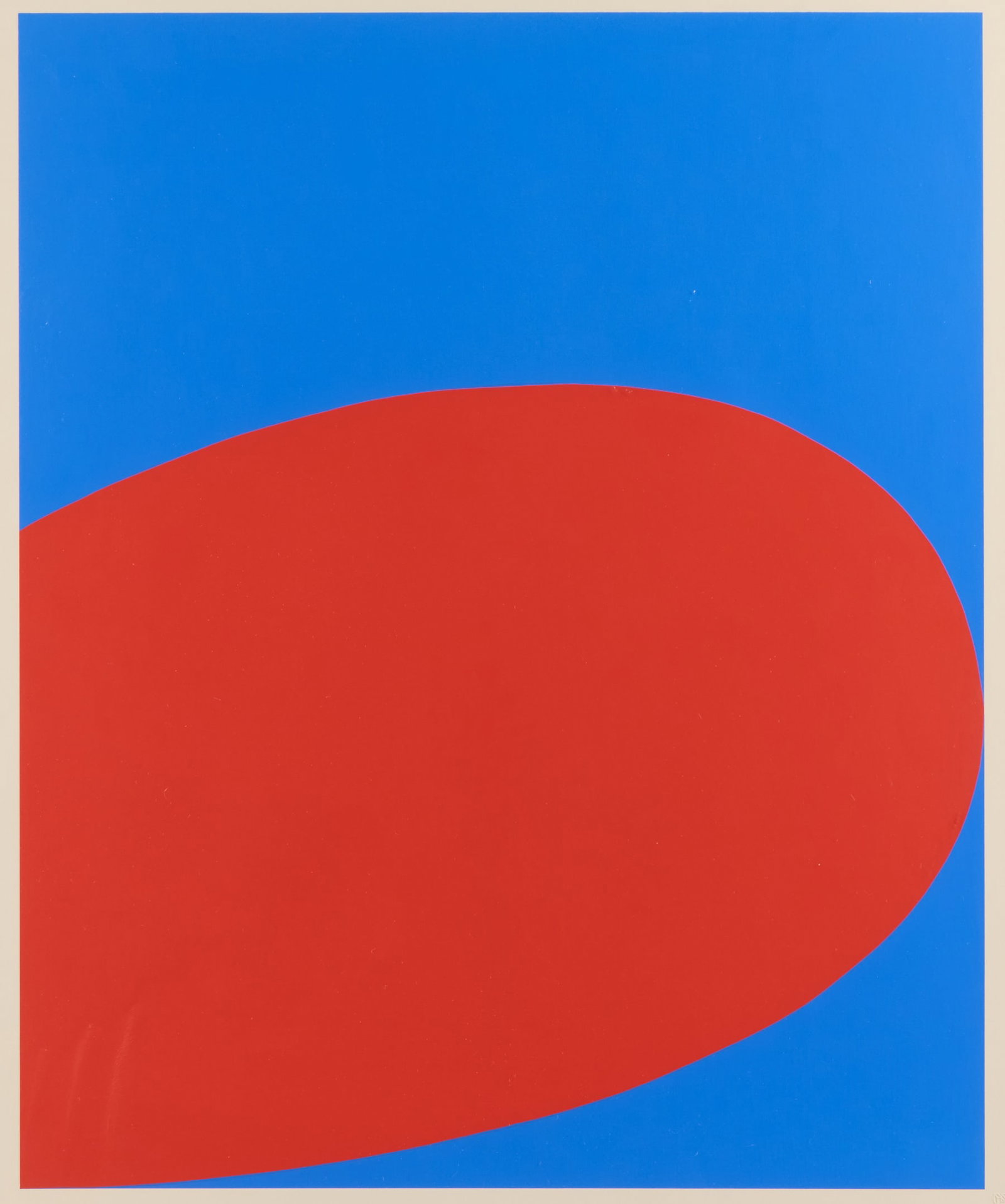 Ellsworth Kelly "Red Blue" Serigraph Print (1 of 4)