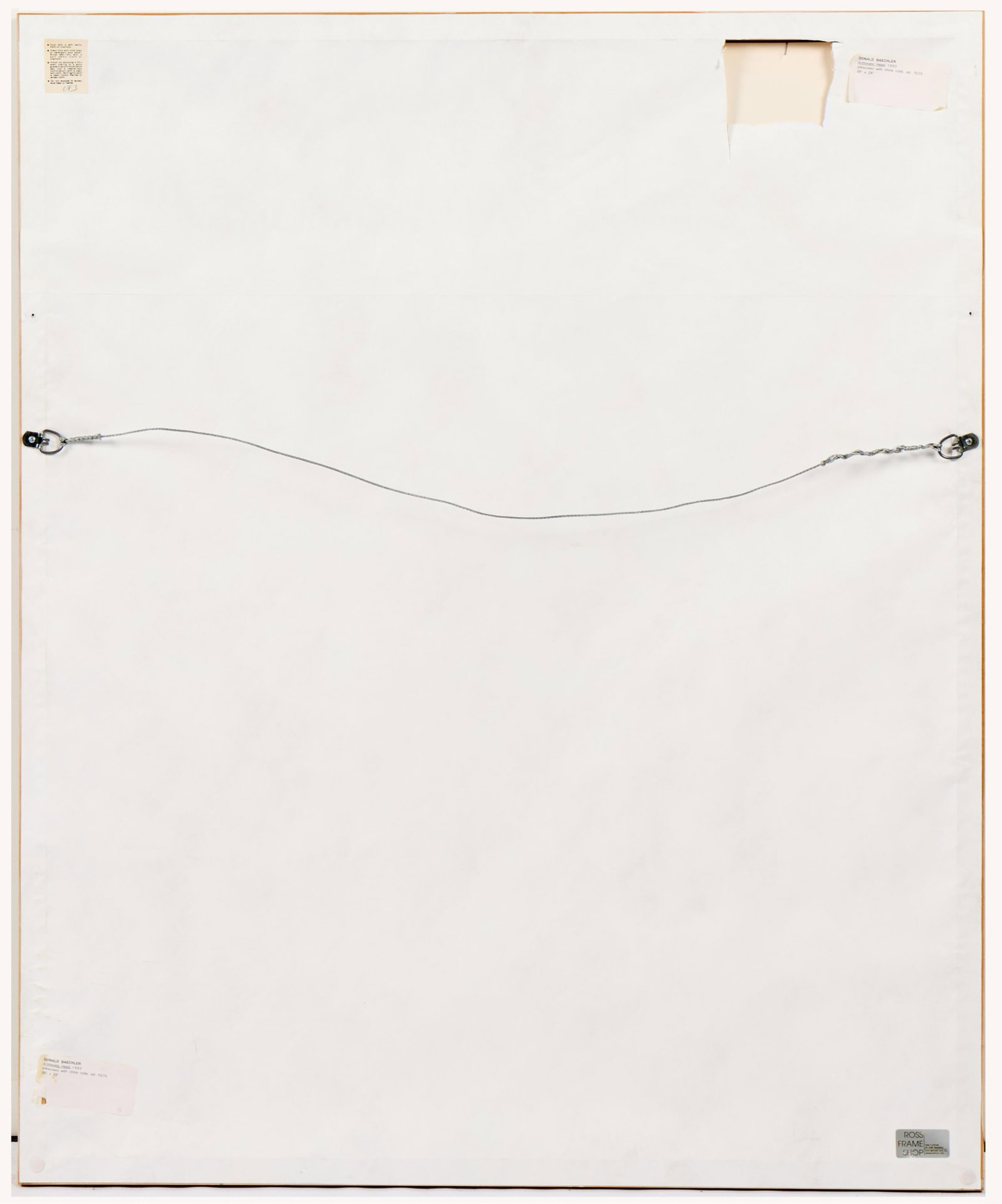 Donald Baechler "Arithmetic Head" Silkscreen 1993 - 4