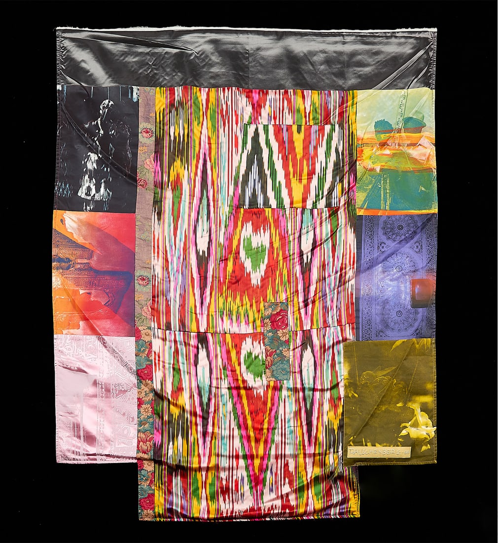 Rauschenberg "Samarkand Stitches III" Textile 1988 (1 of 5)